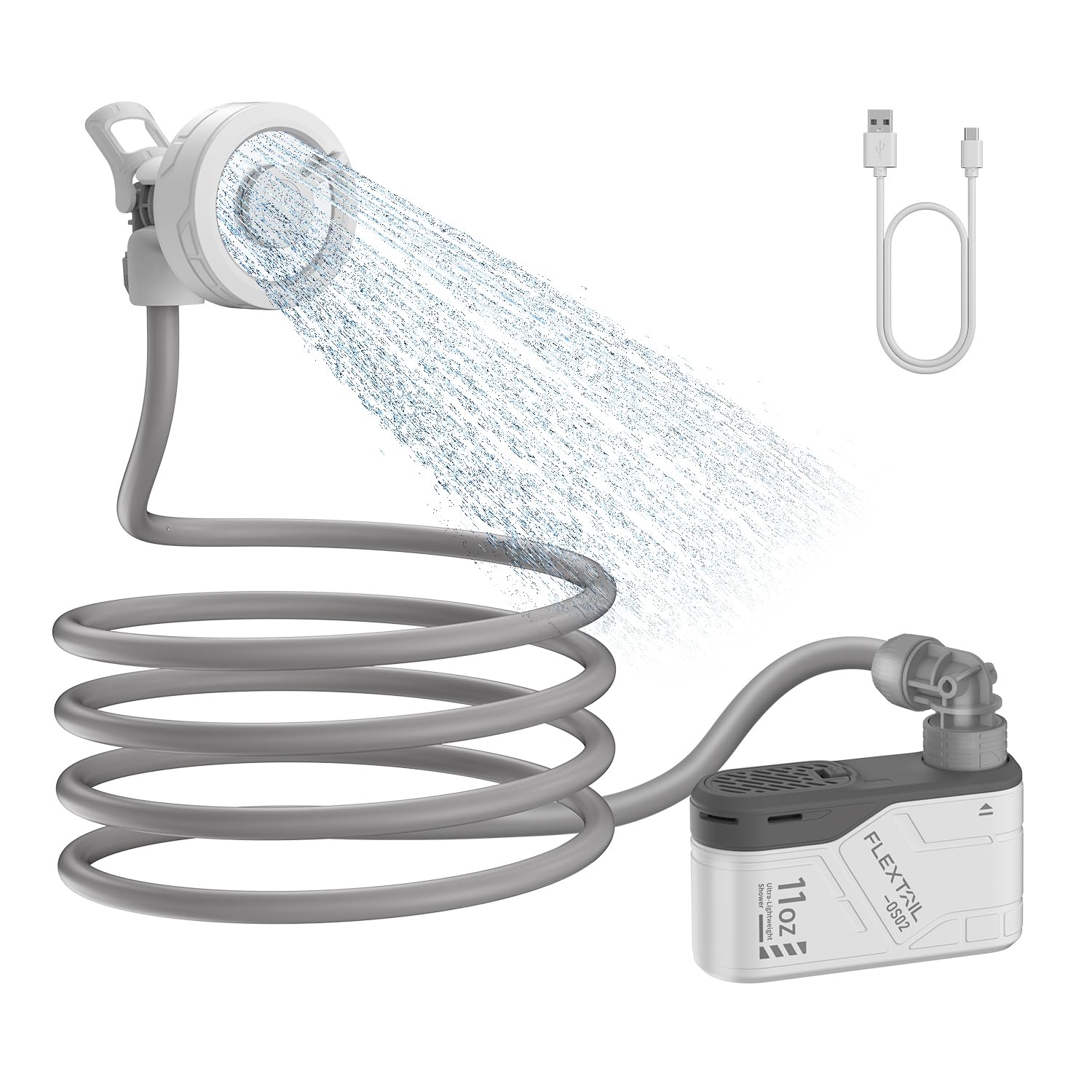 FLEXTAILGEAR Max Shower - Doccia da Viaggio Portatile
