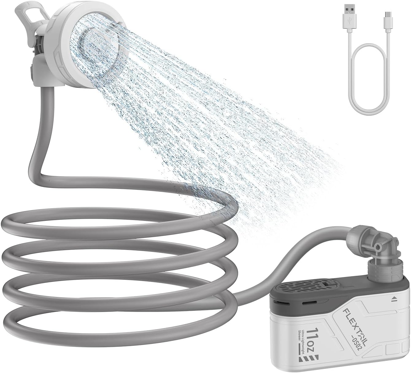FLEXTAILGEAR Max Shower - Doccia da Viaggio Portatile - immagine 1
