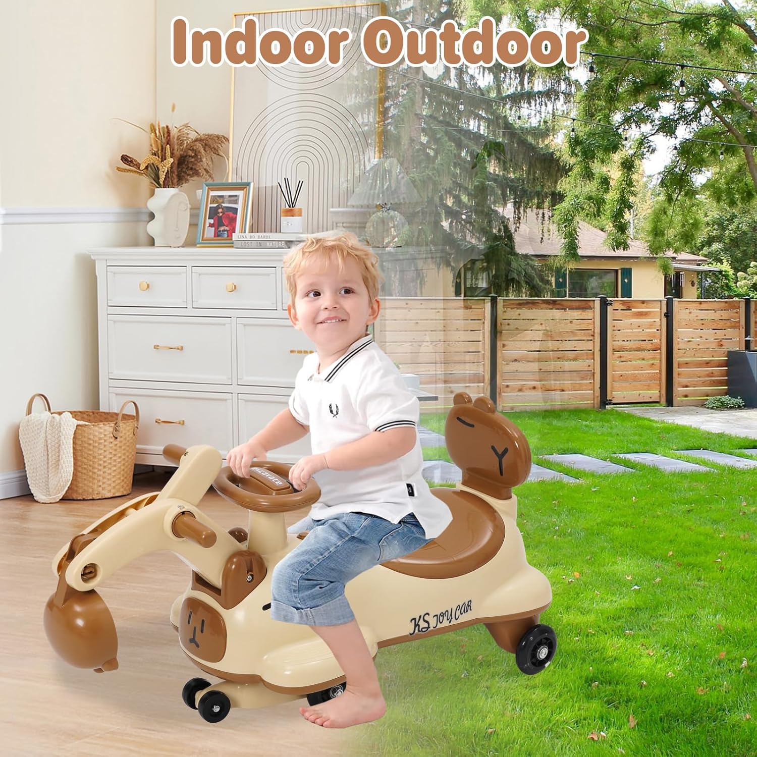 Macchina Cavalcabile per Bambini con Pneumatici LED - immagine 6