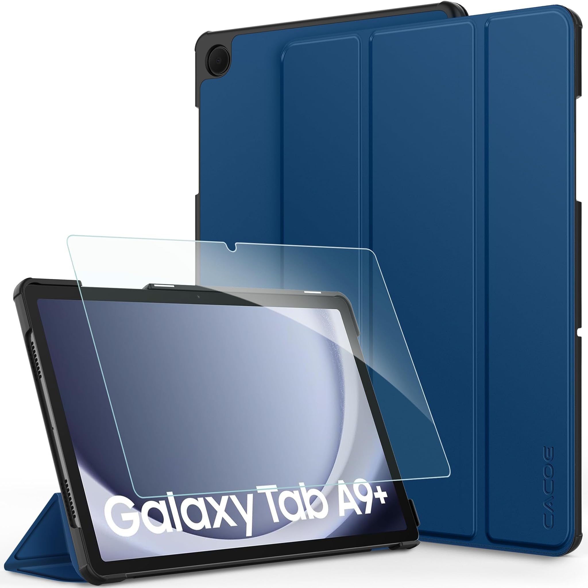 Cacoe Custodia Cover Samsung Galaxy Tab A9+/A9 Plus 11", Mare Blu