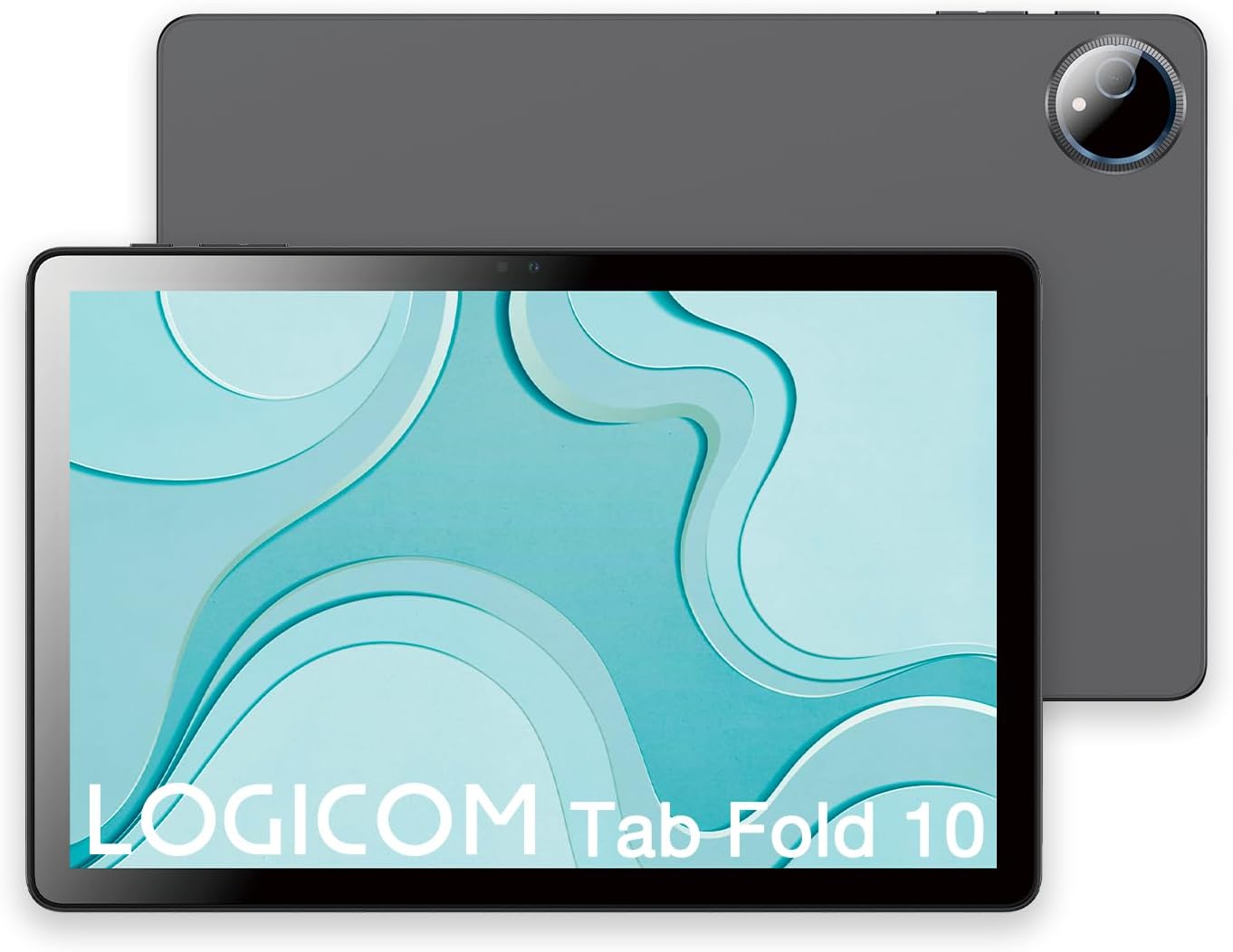 Logicom Fold 10 - Tablet Android 15 HD IPS, Grigio - immagine 1