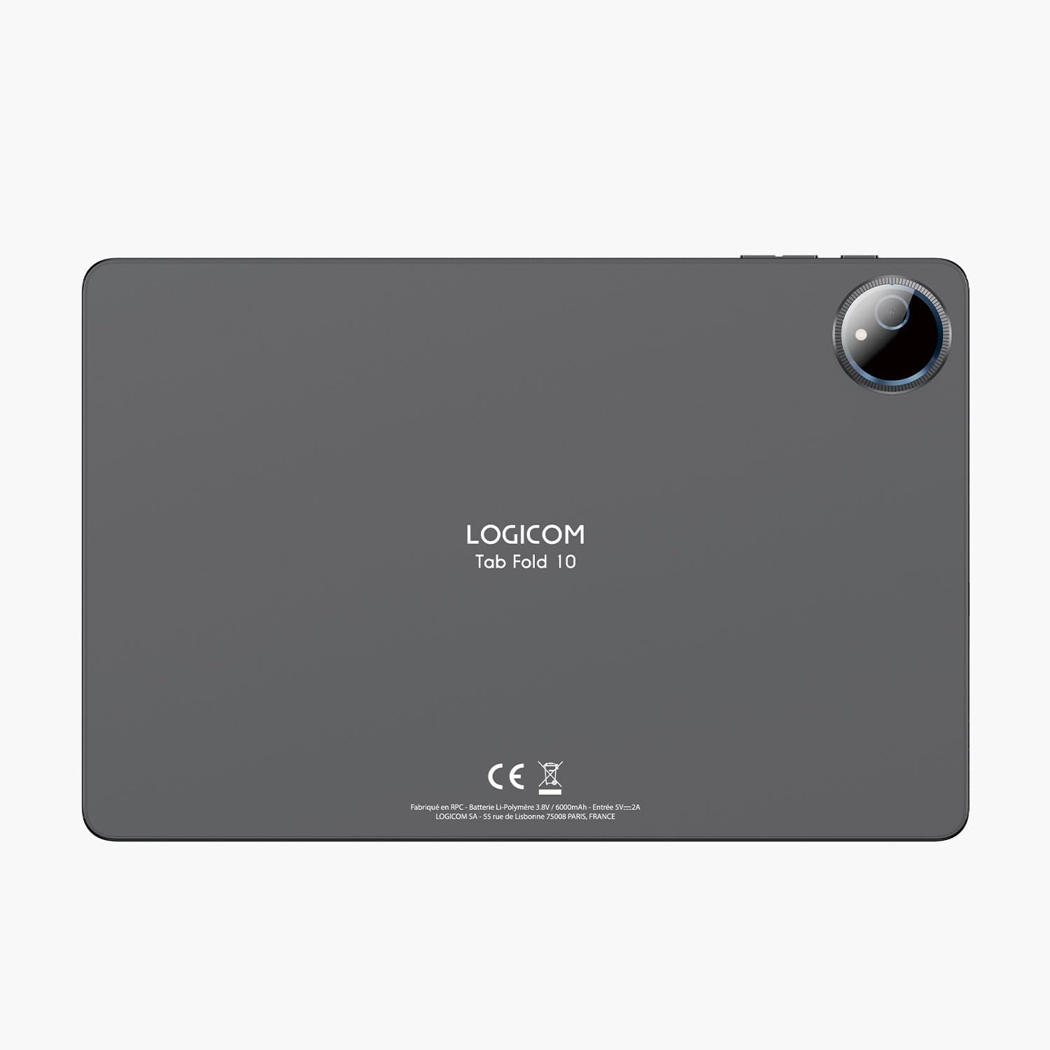 Logicom Fold 10 - Tablet Android 15 HD IPS, Grigio - immagine 3