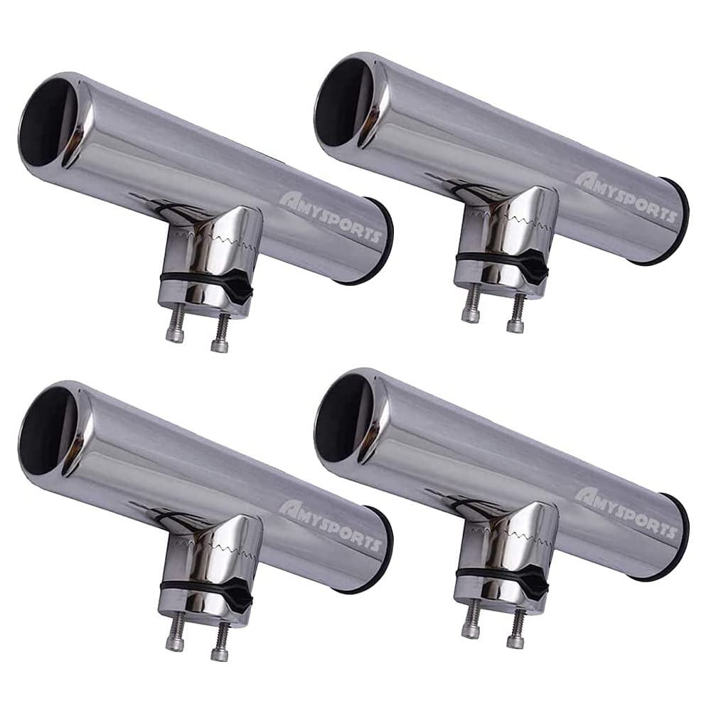 Amysports Supporti di Pesce Morsetto Inossidabile