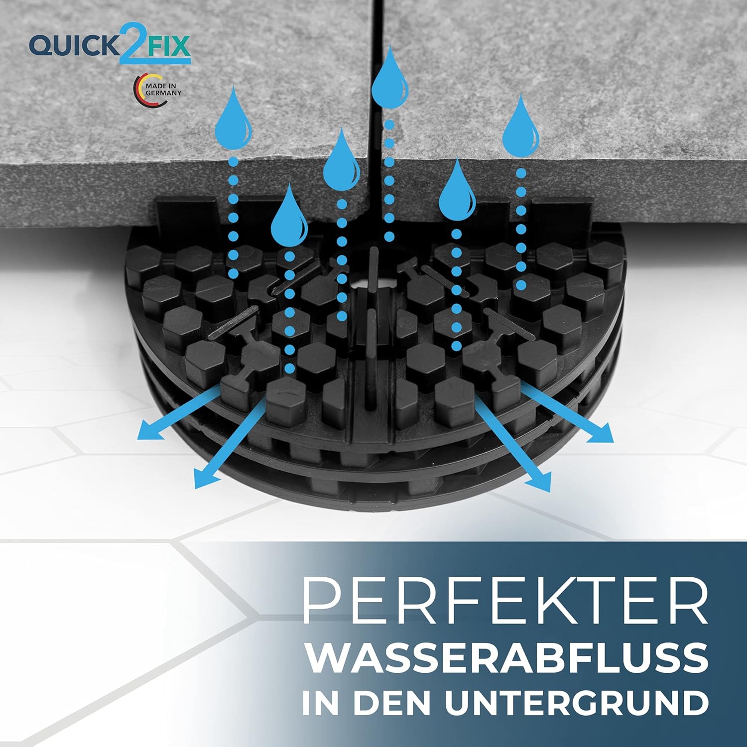 Quick2fix® Cuscinetti in Gomma Flessibili per Terrazza - immagine 4