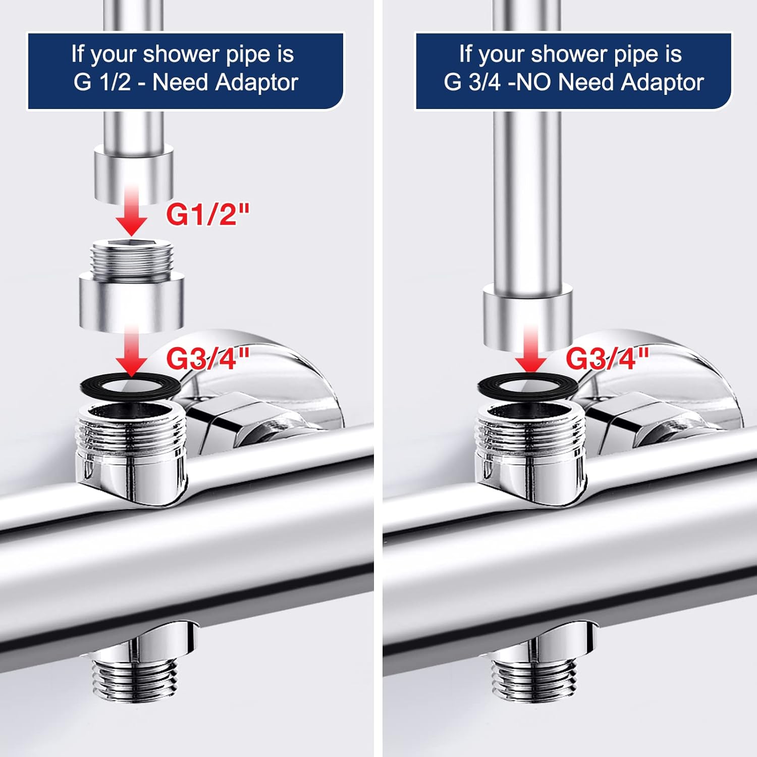 Rubinetto Doccia Termostatico con 2 Prese - immagine 5