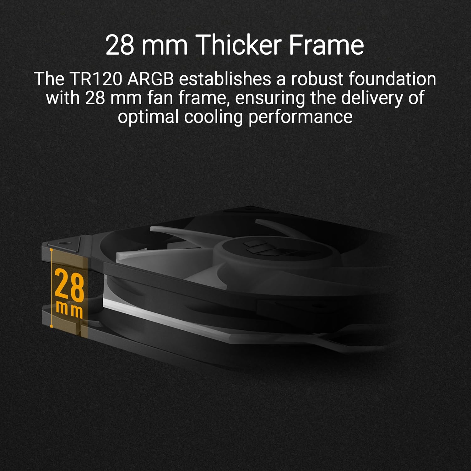 Asus TUF GAMING TR120 FAN ARGB BLACK 3 IN 1 - immagine 2