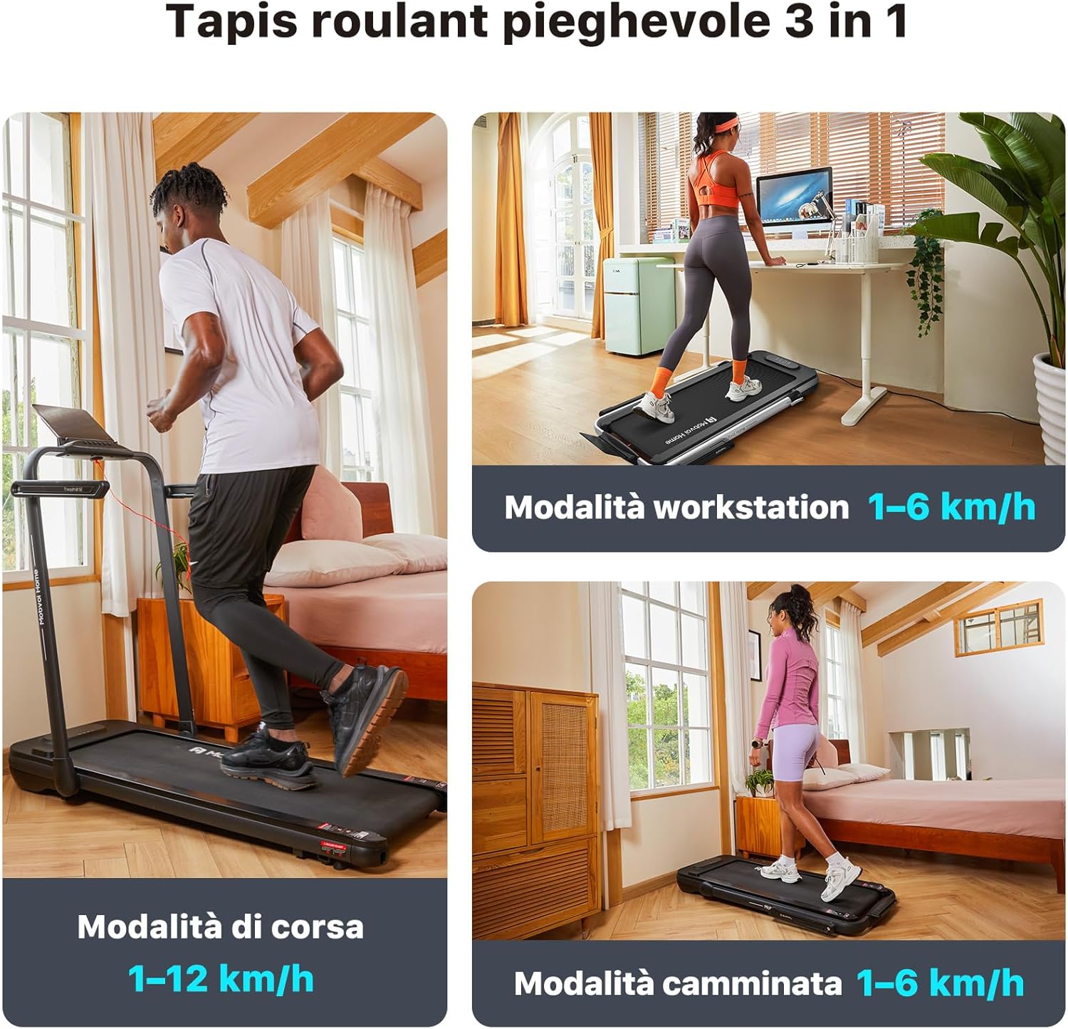 Mobvoi Home Treadmill SE - Tapis Roulant Elettrico AI - immagine 2