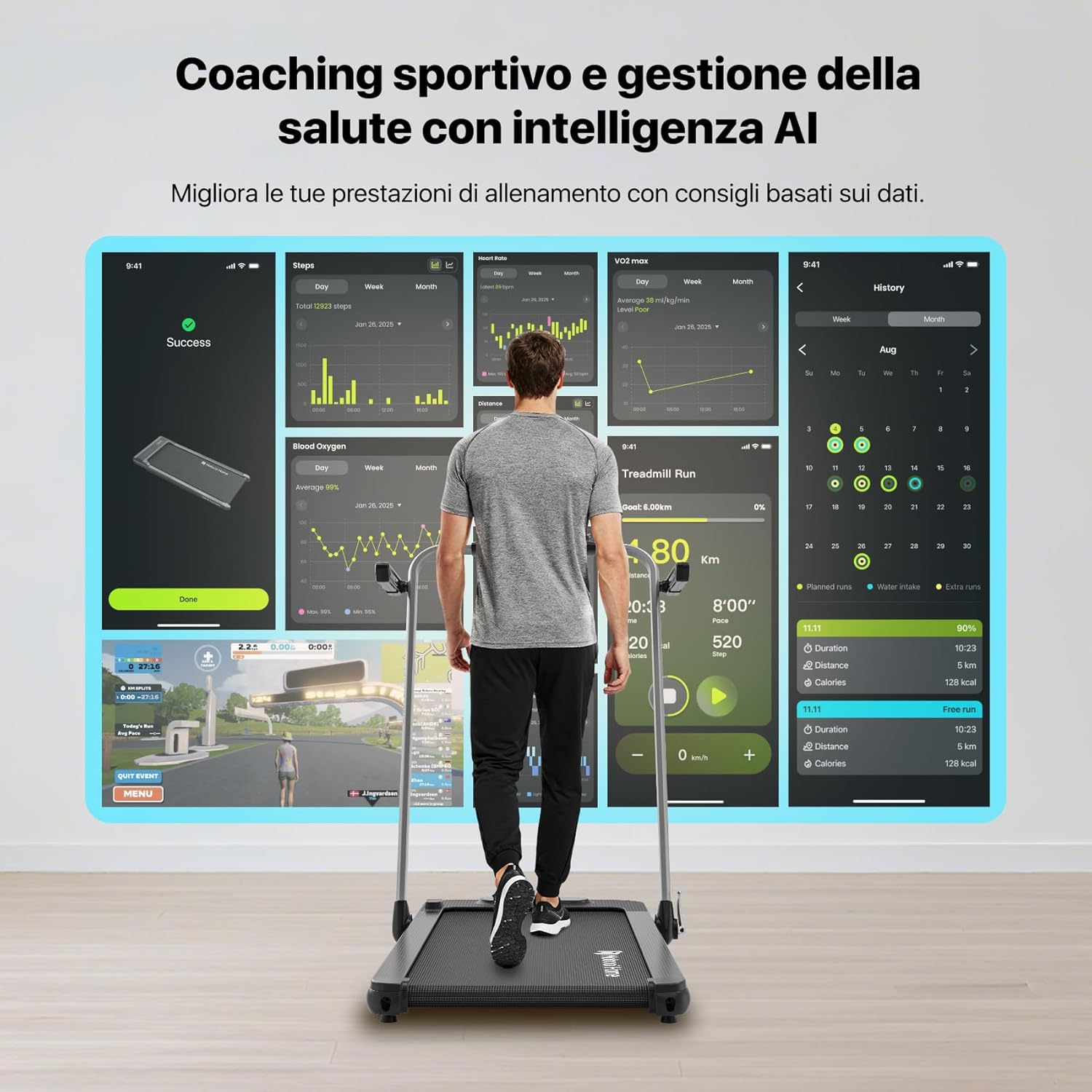 Mobvoi Home Treadmill SE - Tapis Roulant Elettrico AI - immagine 4