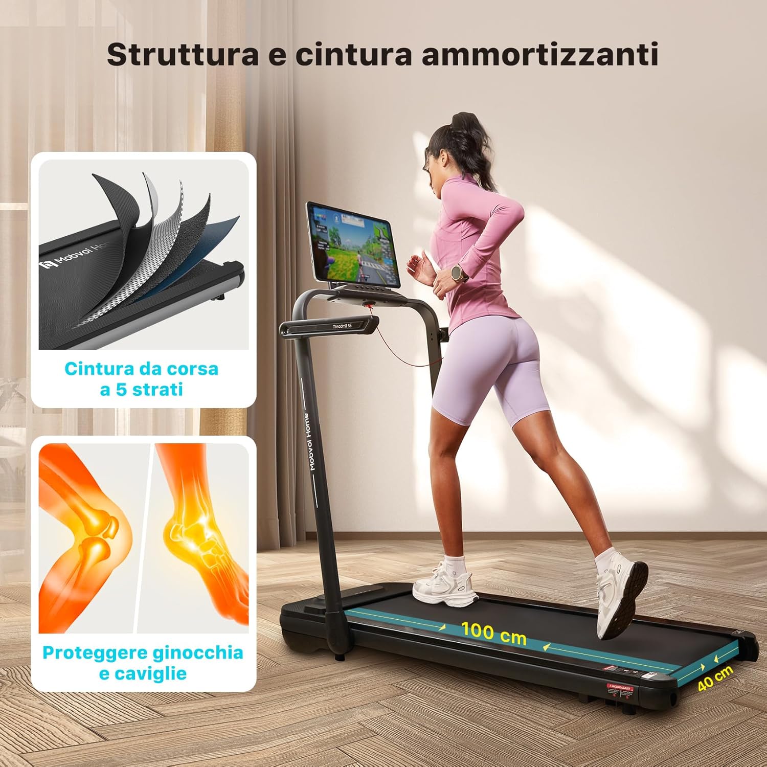 Mobvoi Home Treadmill SE - Tapis Roulant Elettrico AI - immagine 6