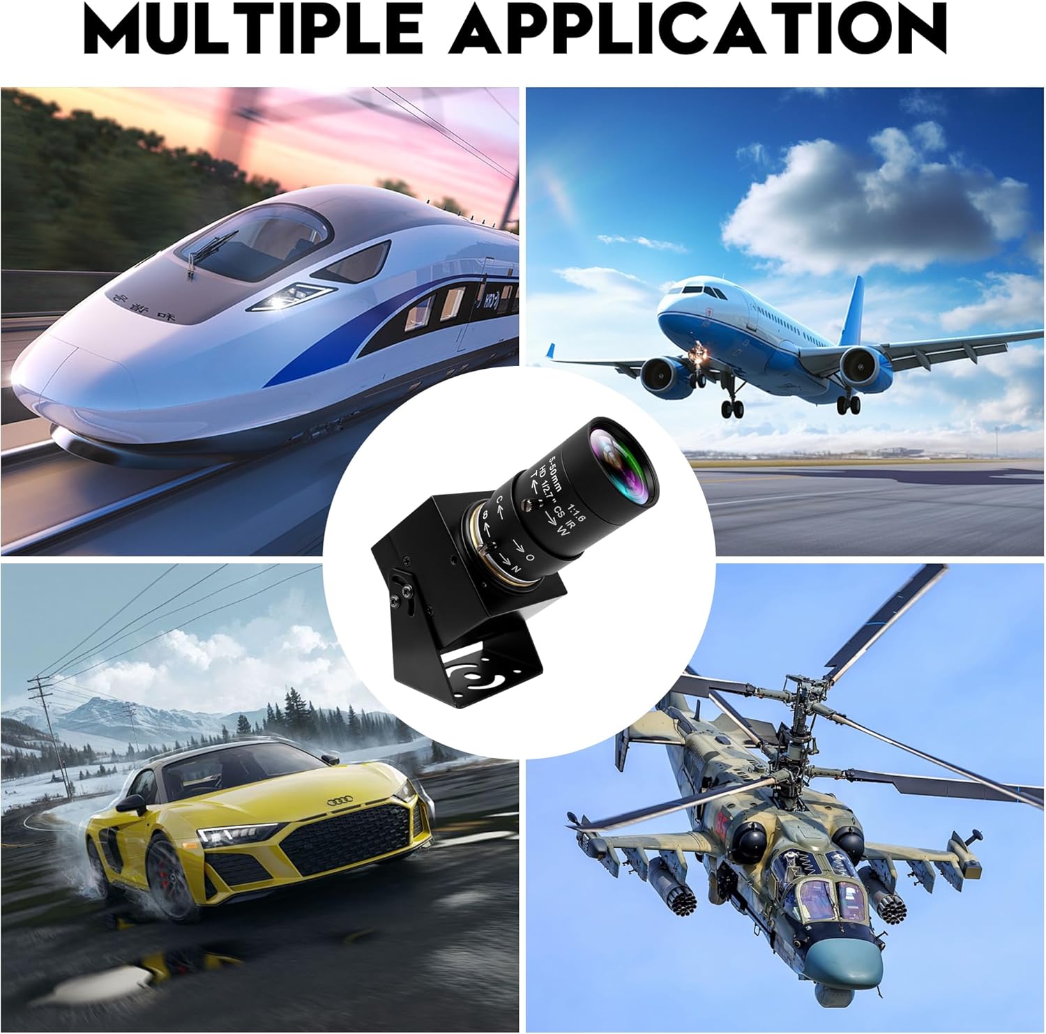 Elp Global Shutter USB Camera 90 fps con Obiettivo Zoom - immagine 7