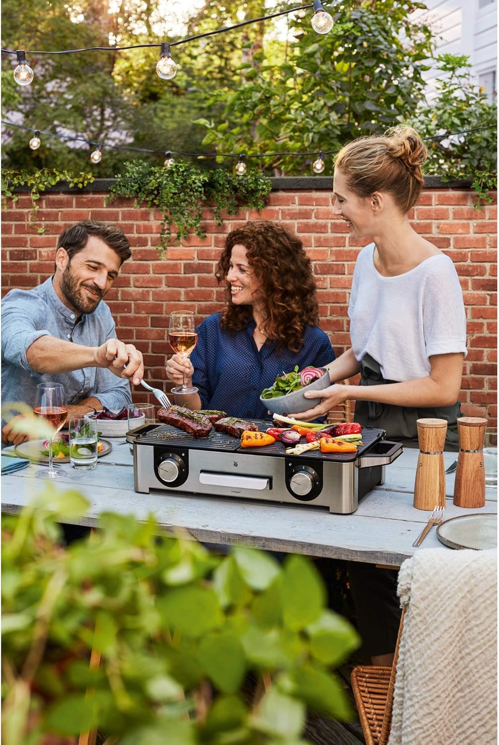 Wmf Griglia per Esterno e Giardino 2400W, Argento - immagine 15