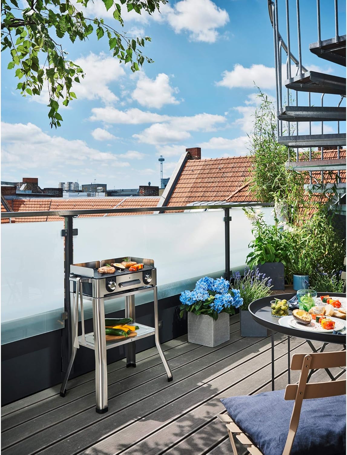 Wmf Griglia per Esterno e Giardino 2400W, Argento - immagine 16