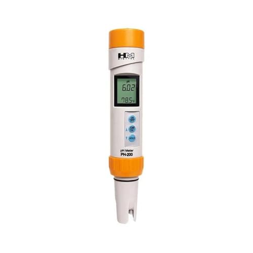 HM Digital PH Meter PH-200, bianco, 8,4 x 21,6 x 5,1 cm