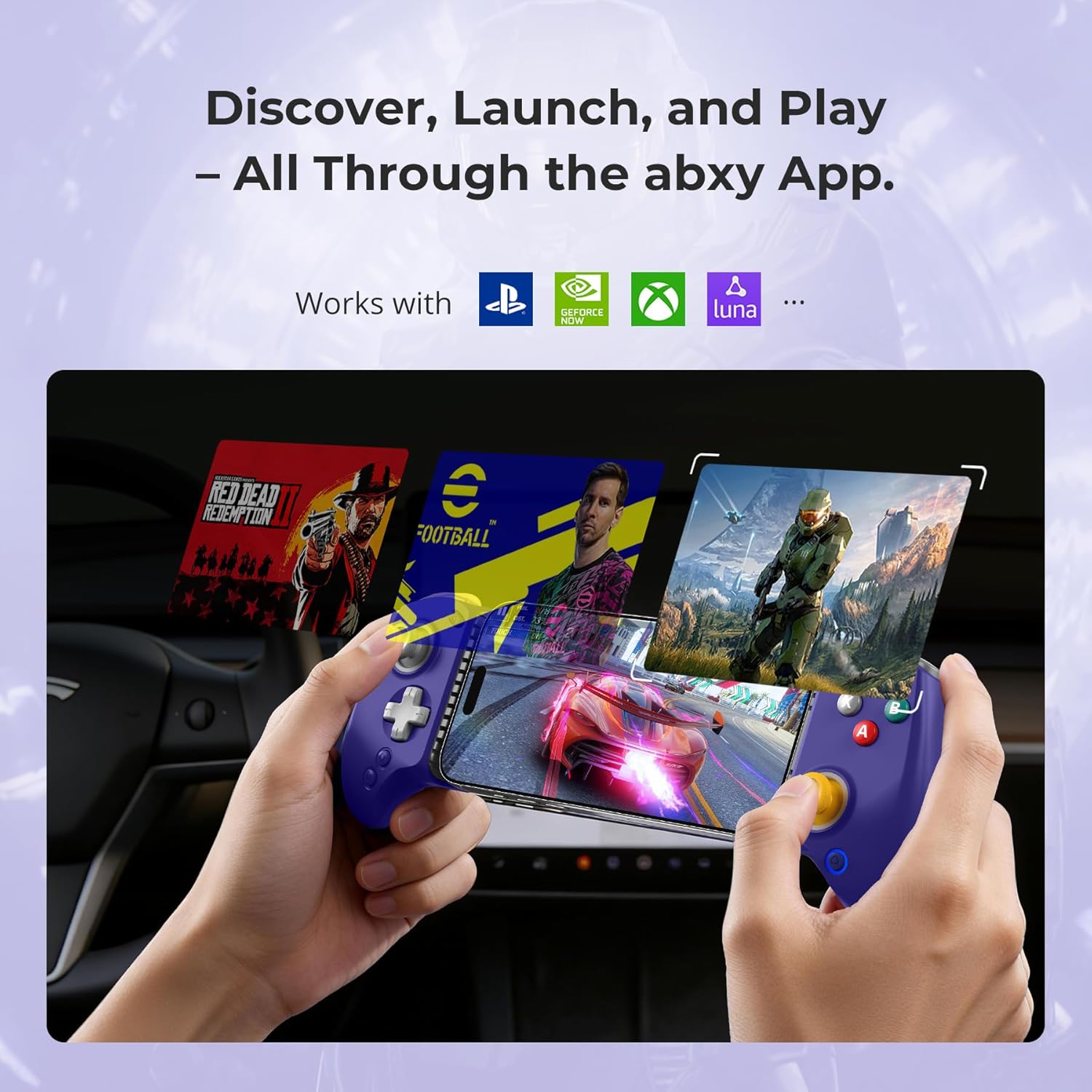 S8 Retro Blu - Controller Gaming Bluetooth per Mobile - immagine 5