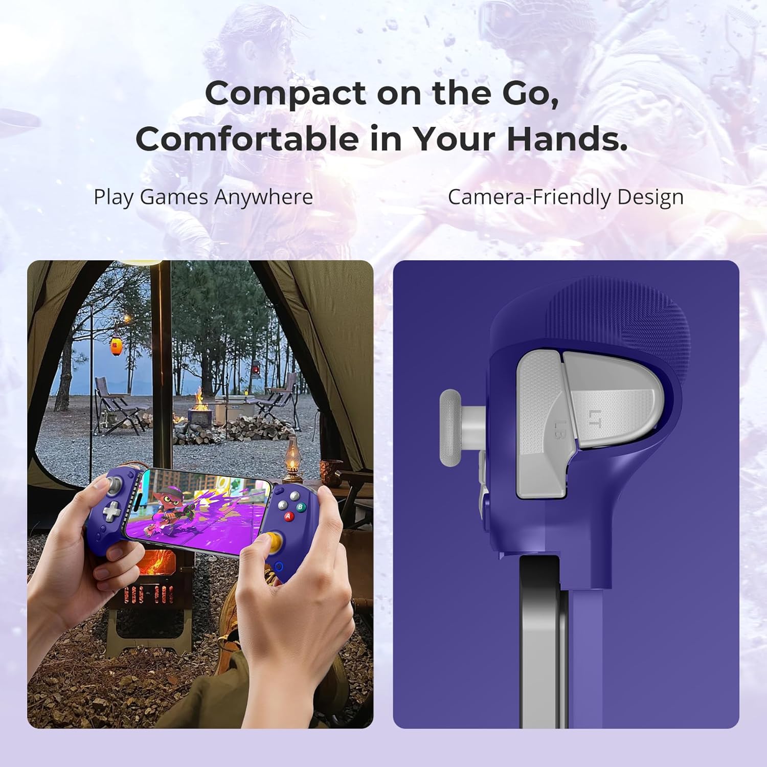 S8 Retro Blu - Controller Gaming Bluetooth per Mobile - immagine 7