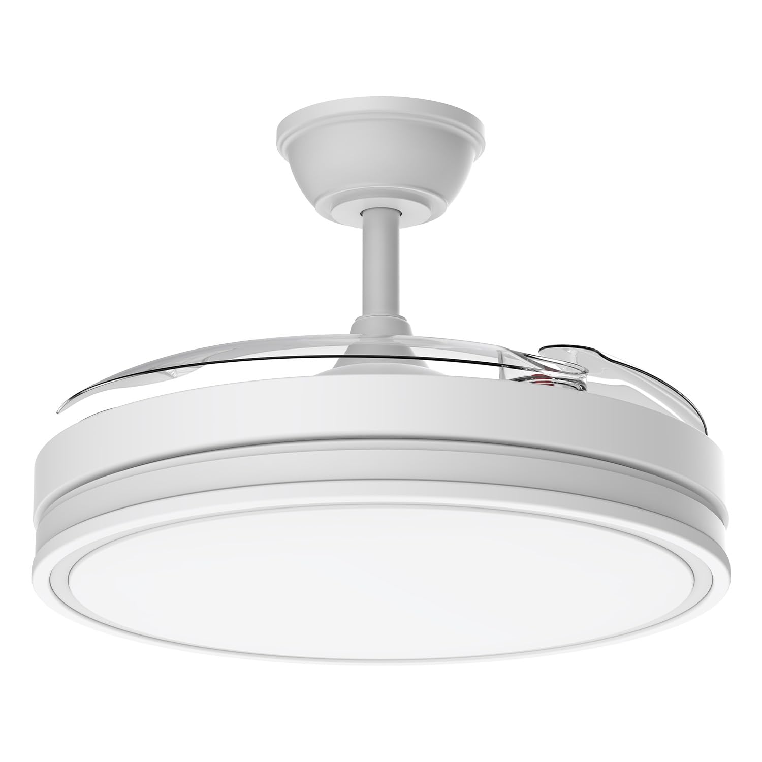 Airwit Ventilatore da Soffitto con Luce 106cm, Bianco Pro