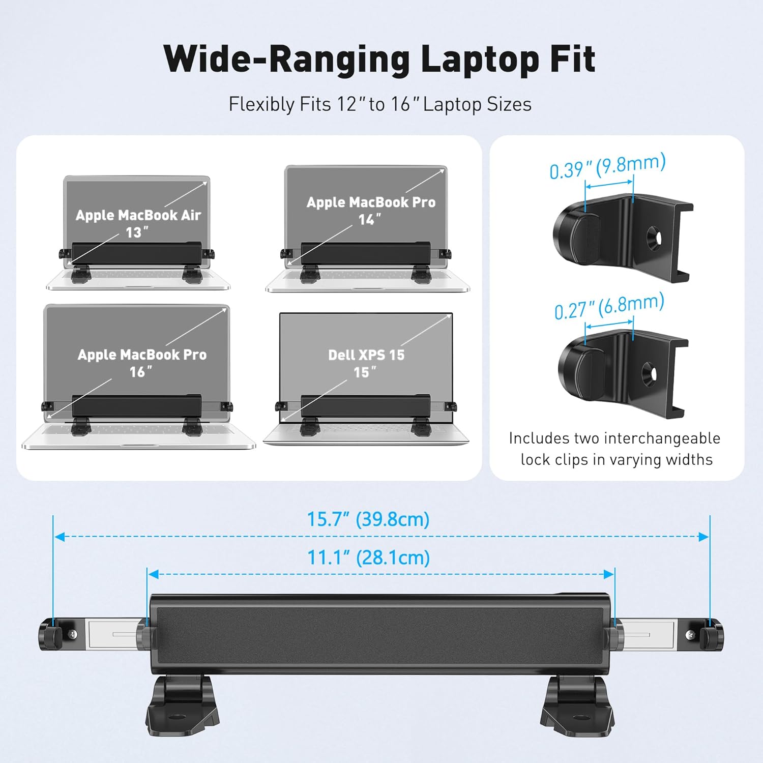 Abovetek Blocco Sicurezza Laptop con Cavo 2m - immagine 3