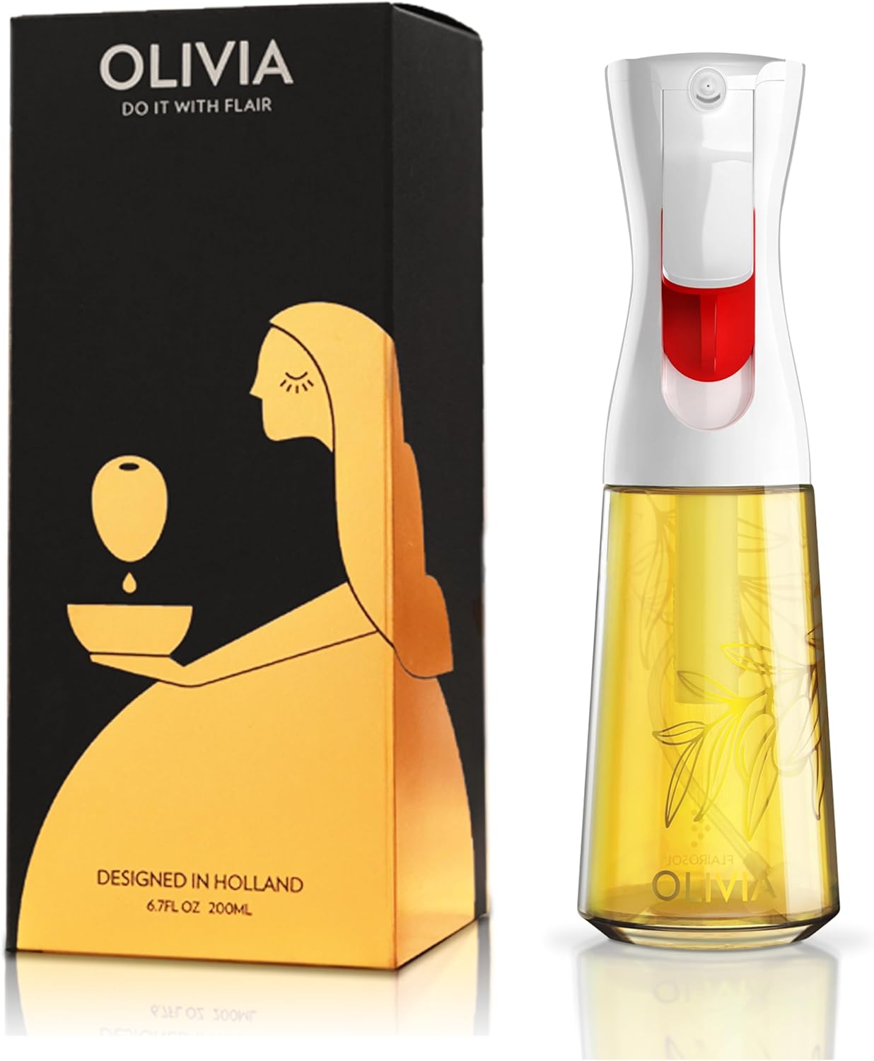 Flairosol OLIVIA Spruzzatore Olio in Vetro 200ml - immagine 1