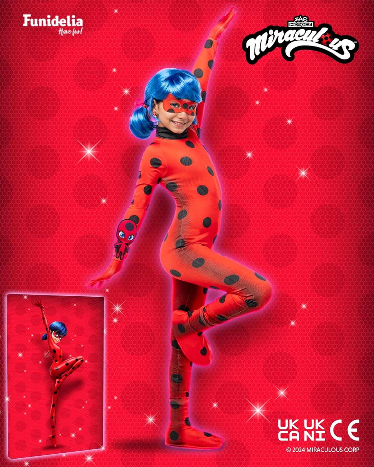 Funidelia Costume Ladybug per Bambina - immagine 4