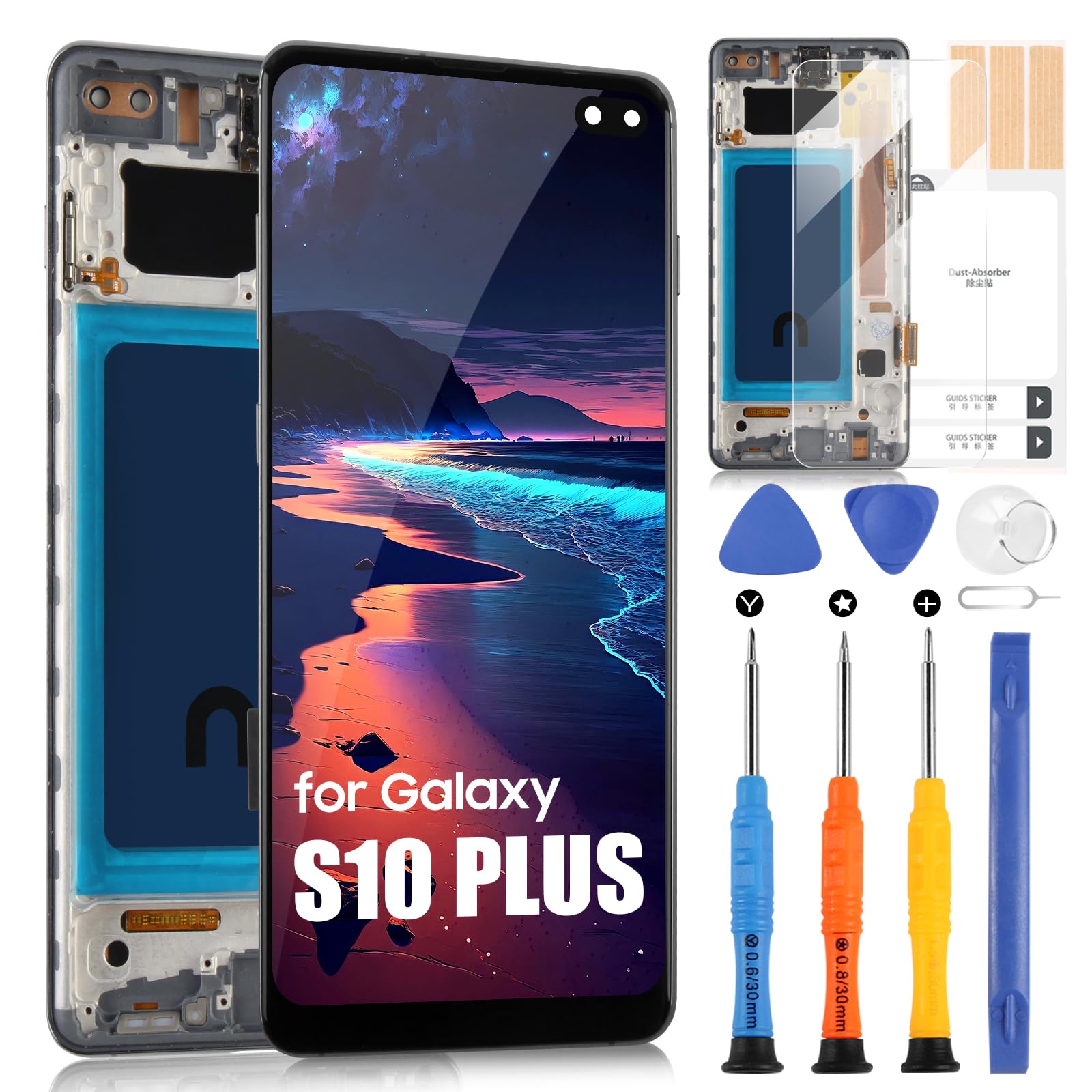 LCD Schermo per Samsung Galaxy S10 Plus 6,4"