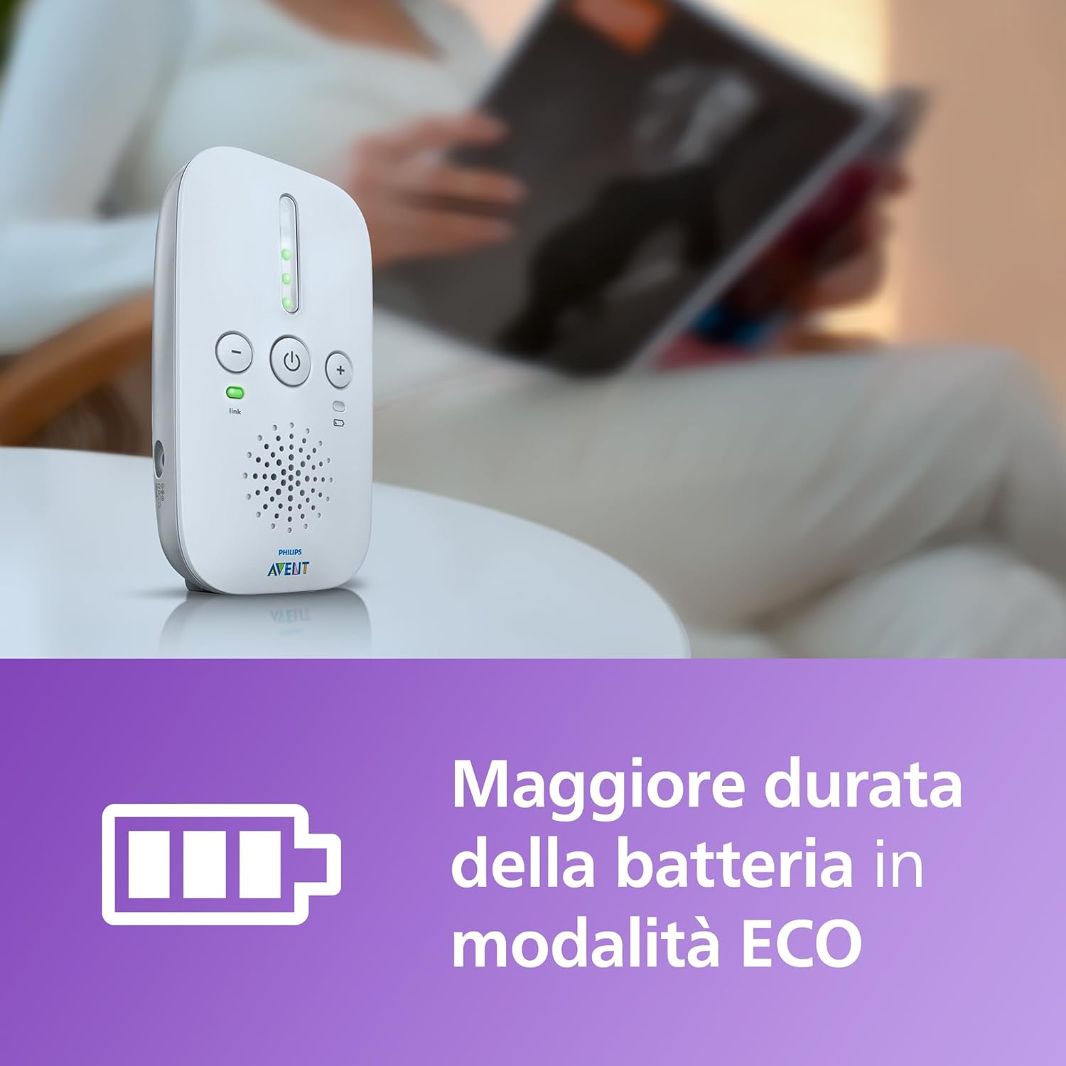 Philips Avent DECT Audio Baby Monitor SCD503/26 - immagine 3