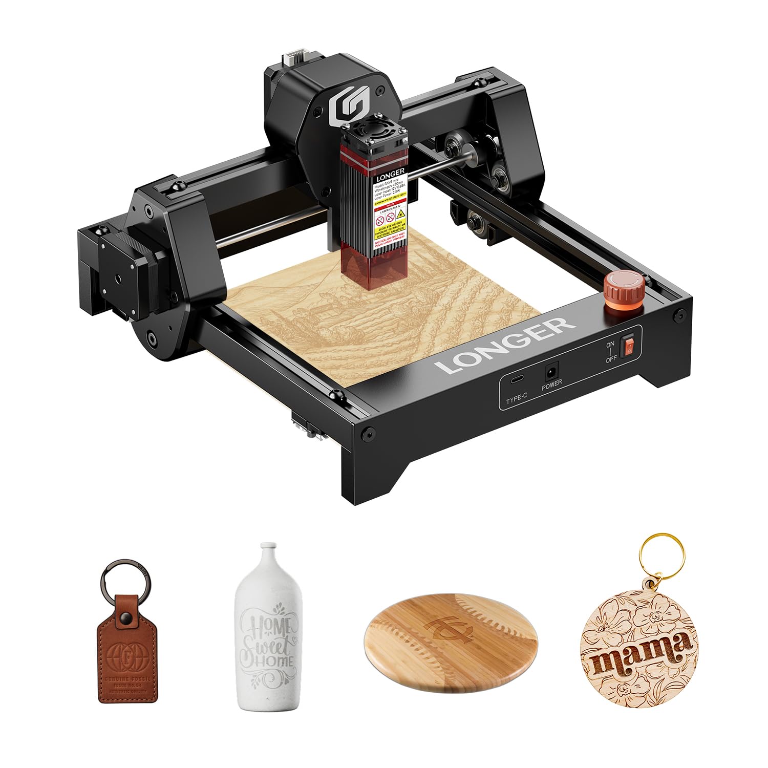 longer Incisore Laser Ray5 Mini 2,5W 130x140mm