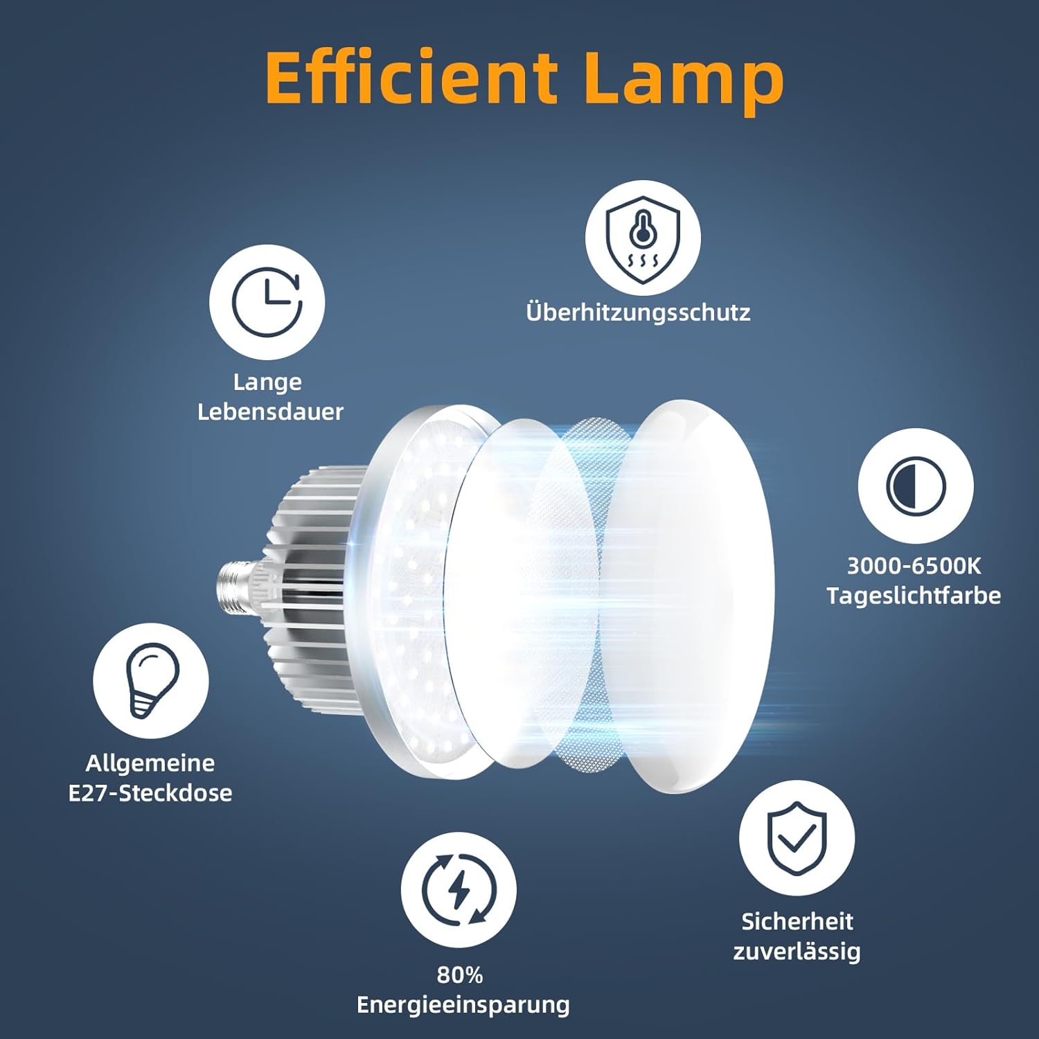 Softbox Ottagonale 50cm 60W 3000-6500K - immagine 3