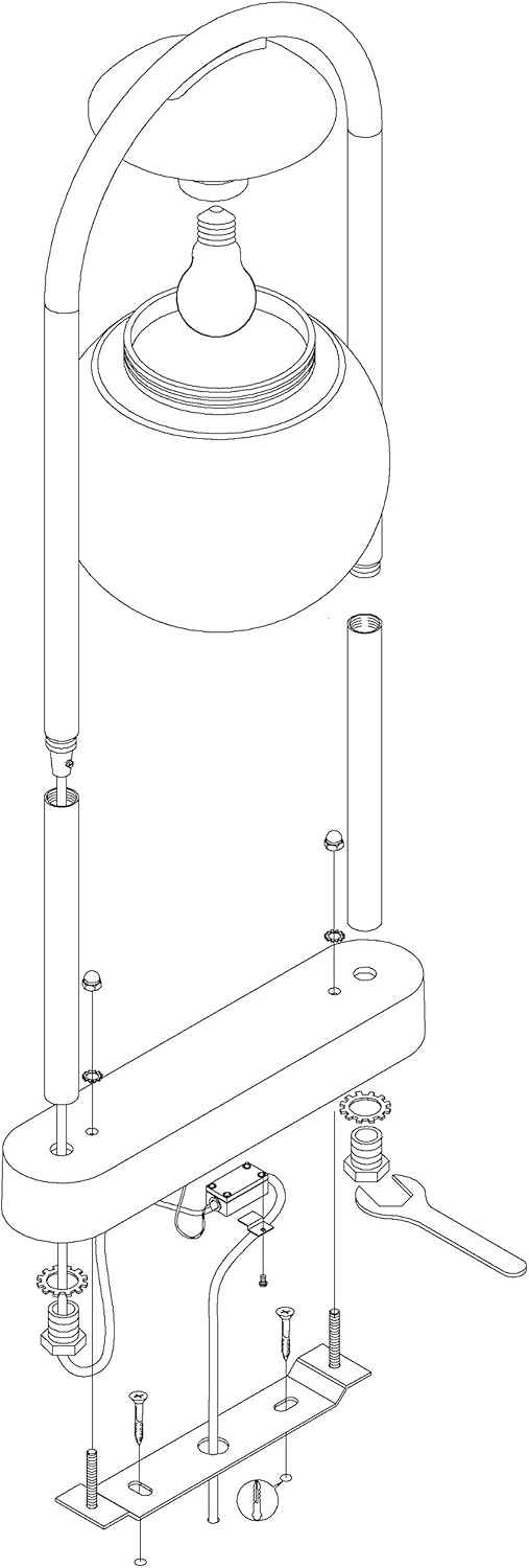 Eglo Prata Vecchia Lampada da Esterni Moderna E27 - immagine 5