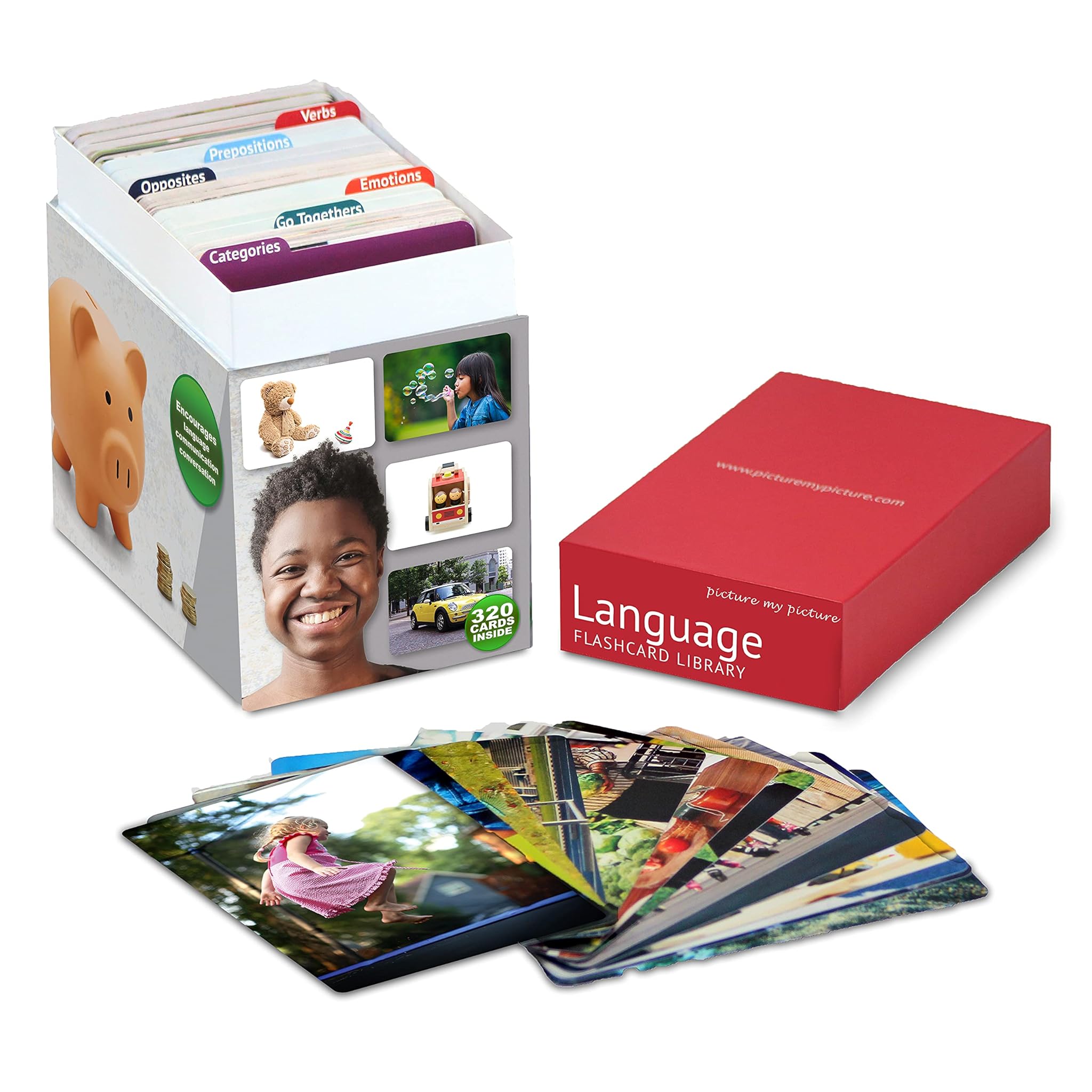 Libreria di Flash Card sul Linguaggio - 320 Schede