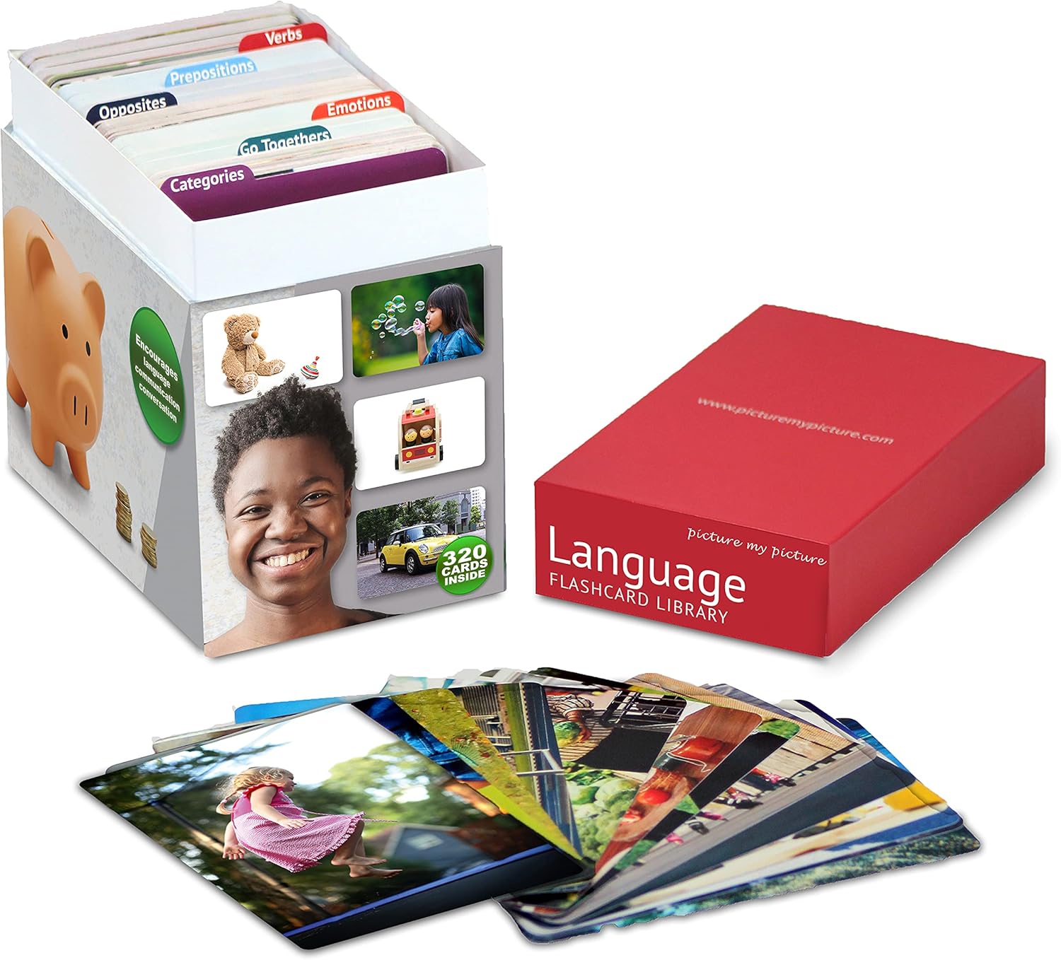 Libreria di Flash Card sul Linguaggio - 320 Schede - immagine 1