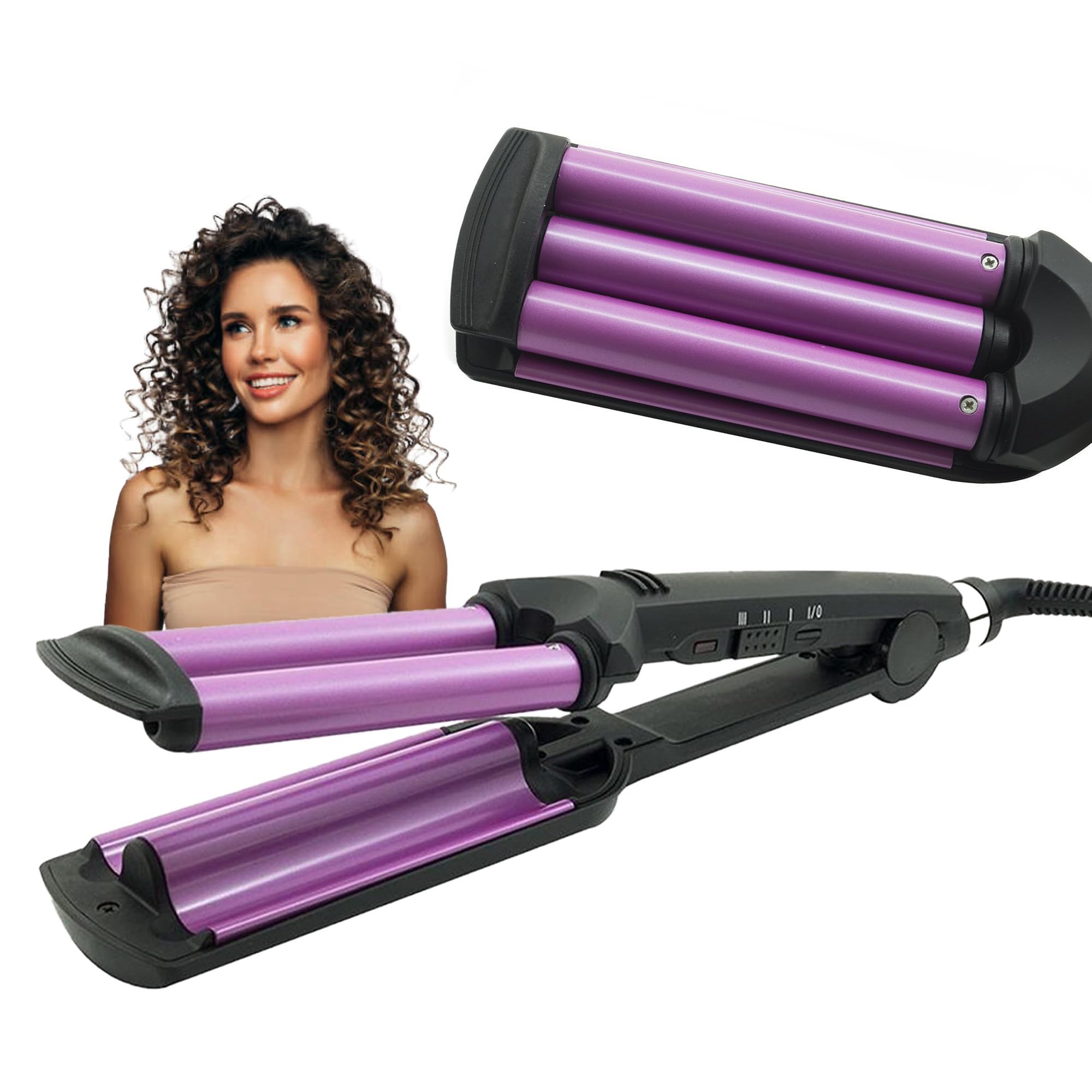 Tempo Di Saldi Piastra Arriccia Capelli 3 Rami 200°C