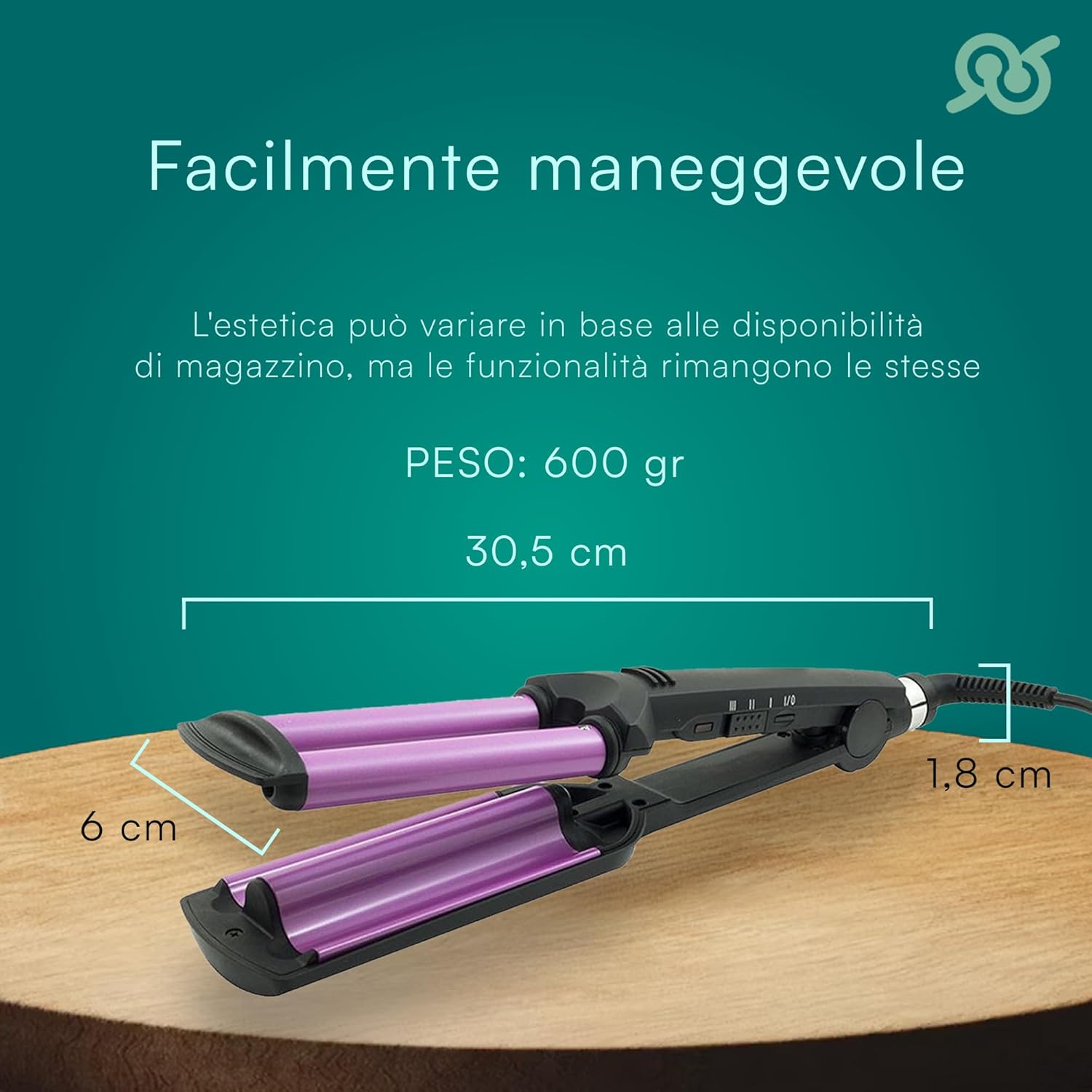 Tempo Di Saldi Piastra Arriccia Capelli 3 Rami 200°C - immagine 6