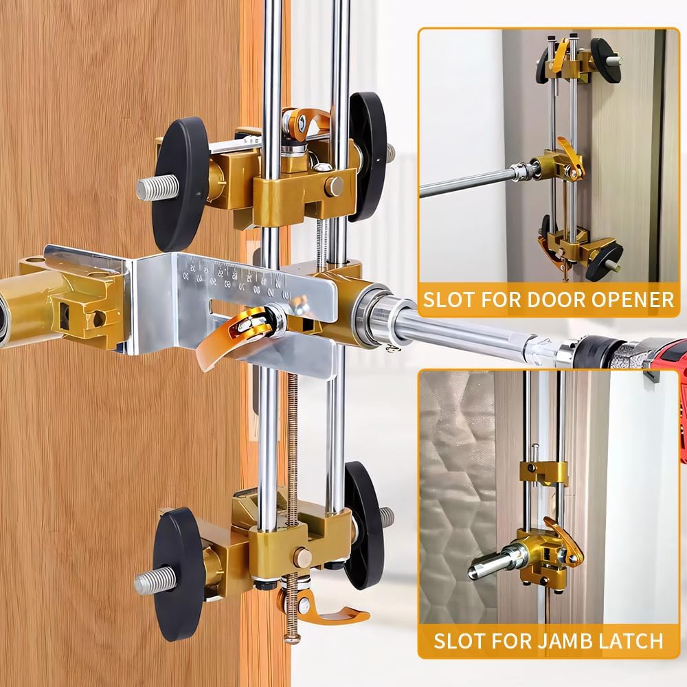 DUEBEL Kit Mortasa per Serrature Porte in Legno - immagine 3
