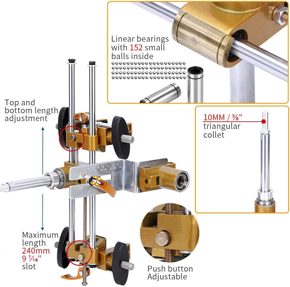 DUEBEL Kit Mortasa per Serrature Porte in Legno - immagine 4