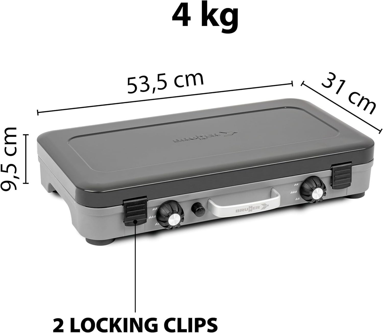Brunner Fornello a Gas Devil KOOKMASTER 2 Fuochi - immagine 3