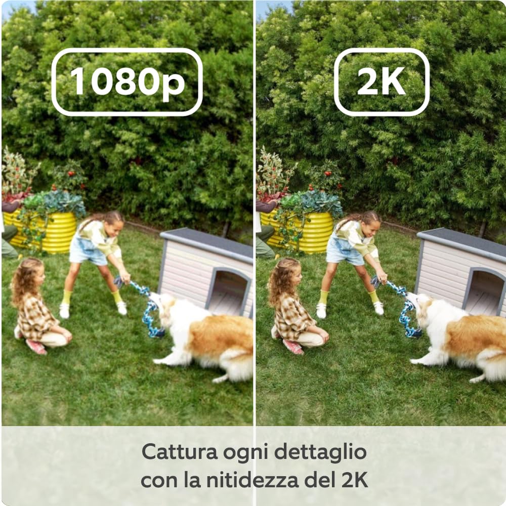 Nuova Ring Videocamera Esterna Plus a Batteria 2K - immagine 3