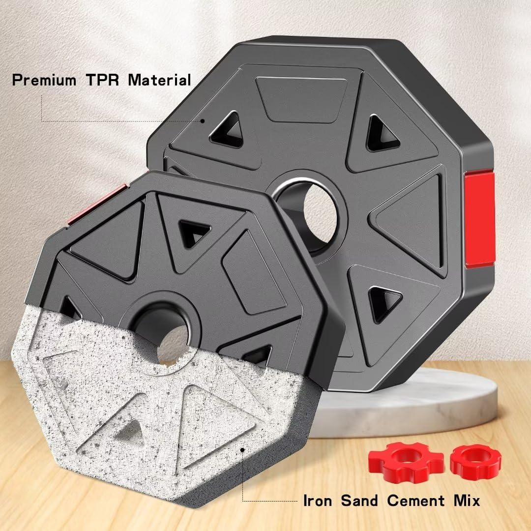 Set Manubri Regolabili 10/15 kg Ottagonali - immagine 5