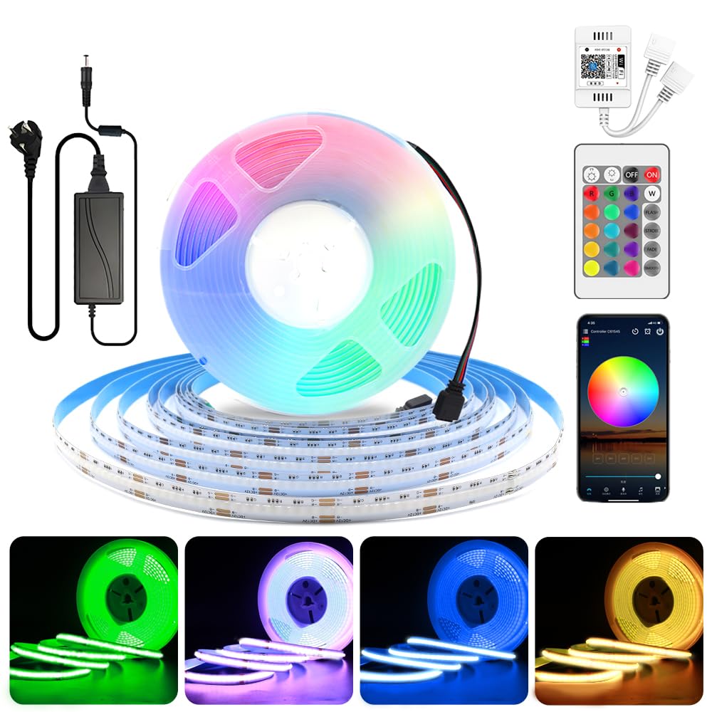 Striscia LED RGB COB 5M 24V WiFi