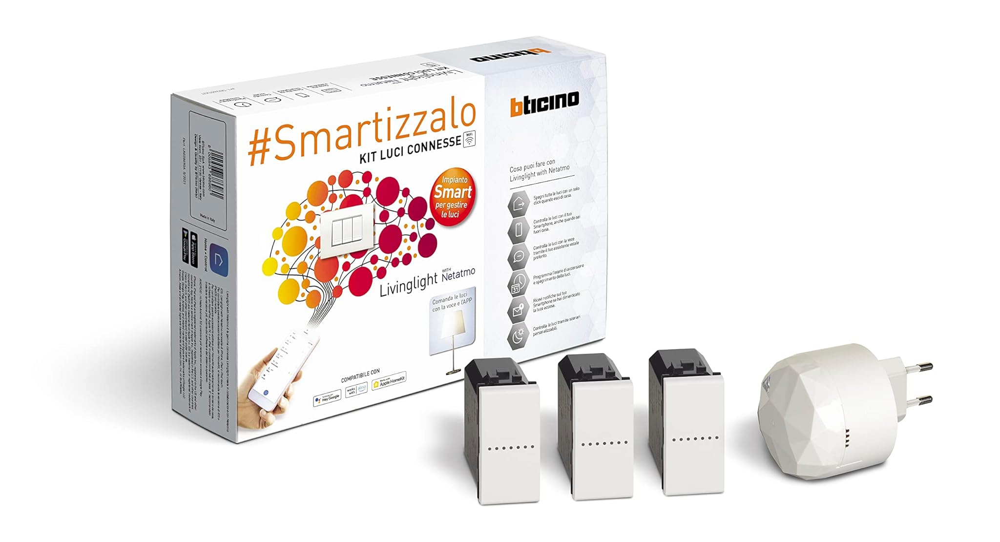 Bticino Kit Luci Connesse Livinglight Smart SN3601KIT