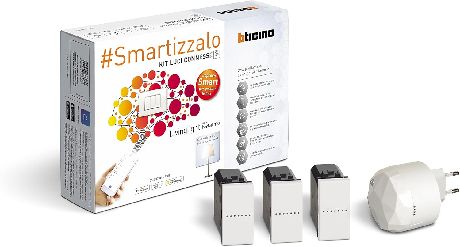 Bticino Kit Luci Connesse Livinglight Smart SN3601KIT - immagine 1