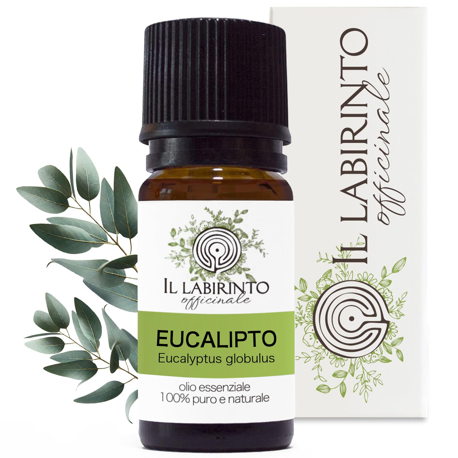 Olio Essenziale Eucalipto Puro Alimentare Il Labirinto Officinale 10ml