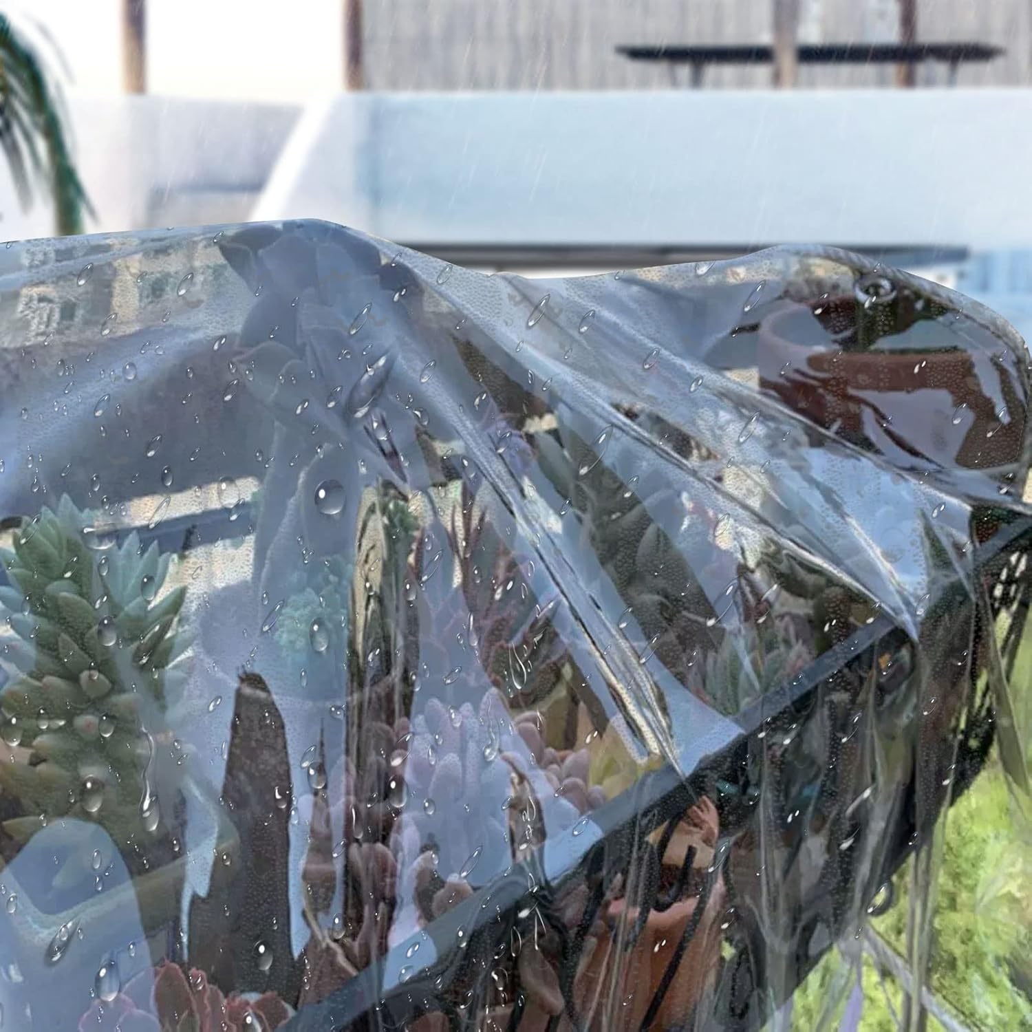 Telone Trasparente in PVC 420 g/m² 2x2.5m - immagine 6