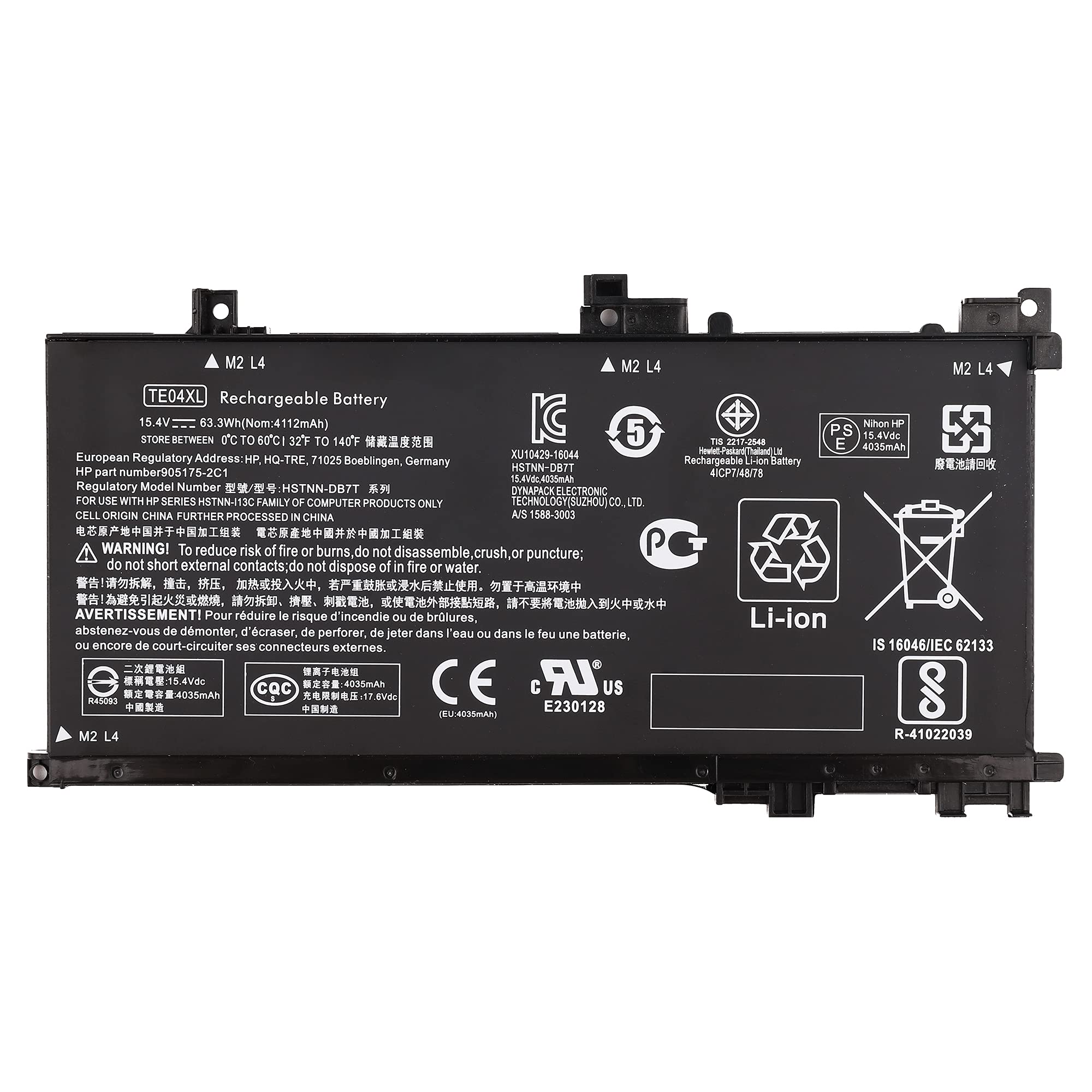 Batteria Laptop TE04XL per HP Omen Pavilion Gaming