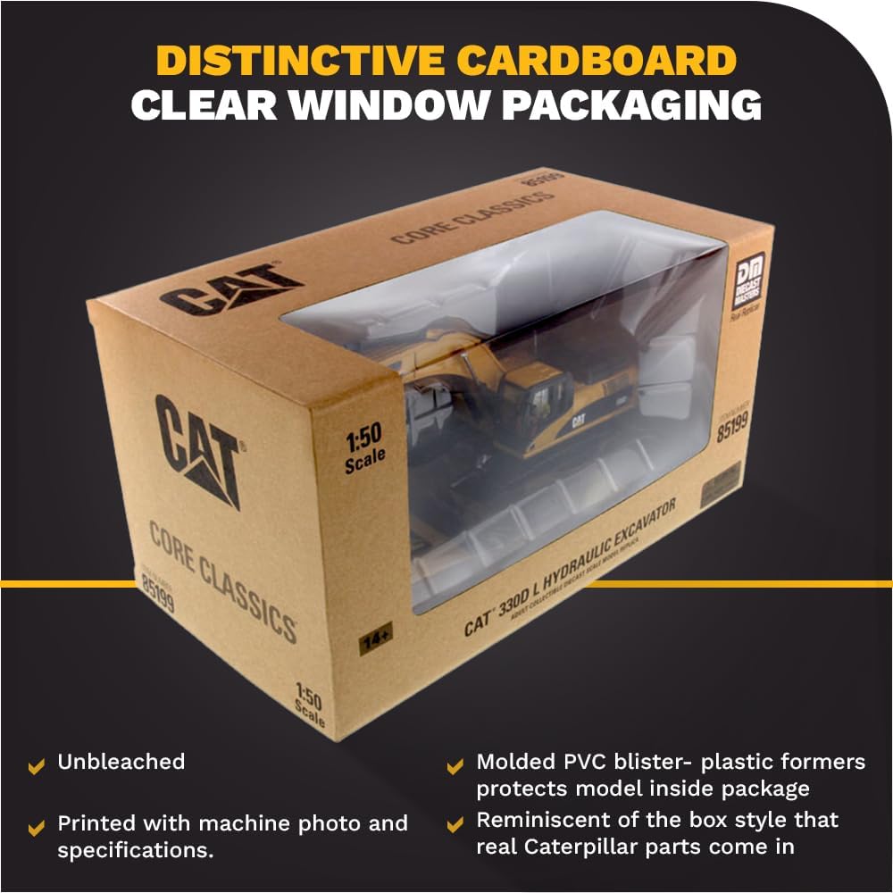 Diecast Masters Escavatore Cat 330D L - Scala 1:50 - immagine 6