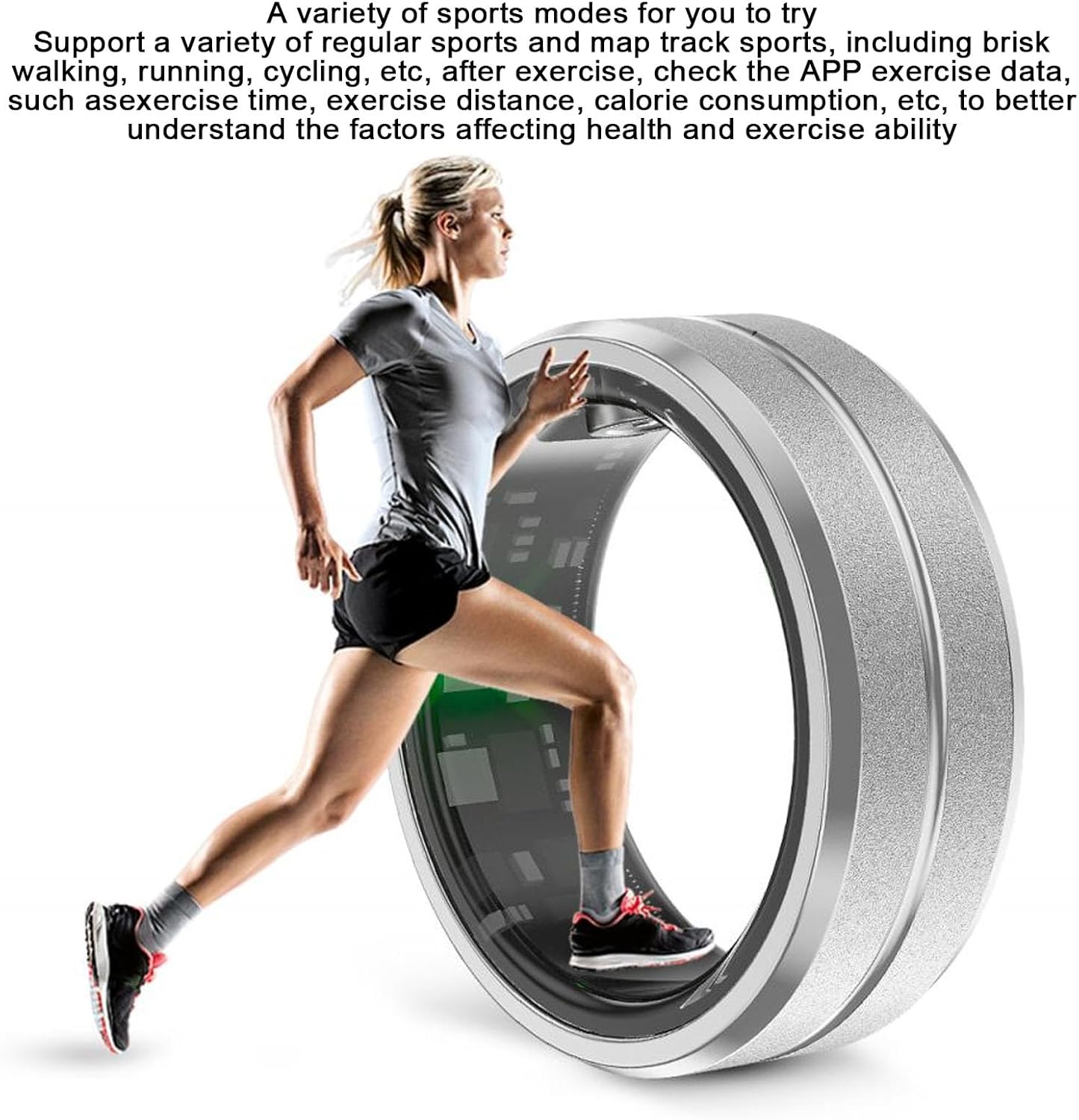 Smart Ring Health Tracker - Rilevatore Sonno Fitness - immagine 4