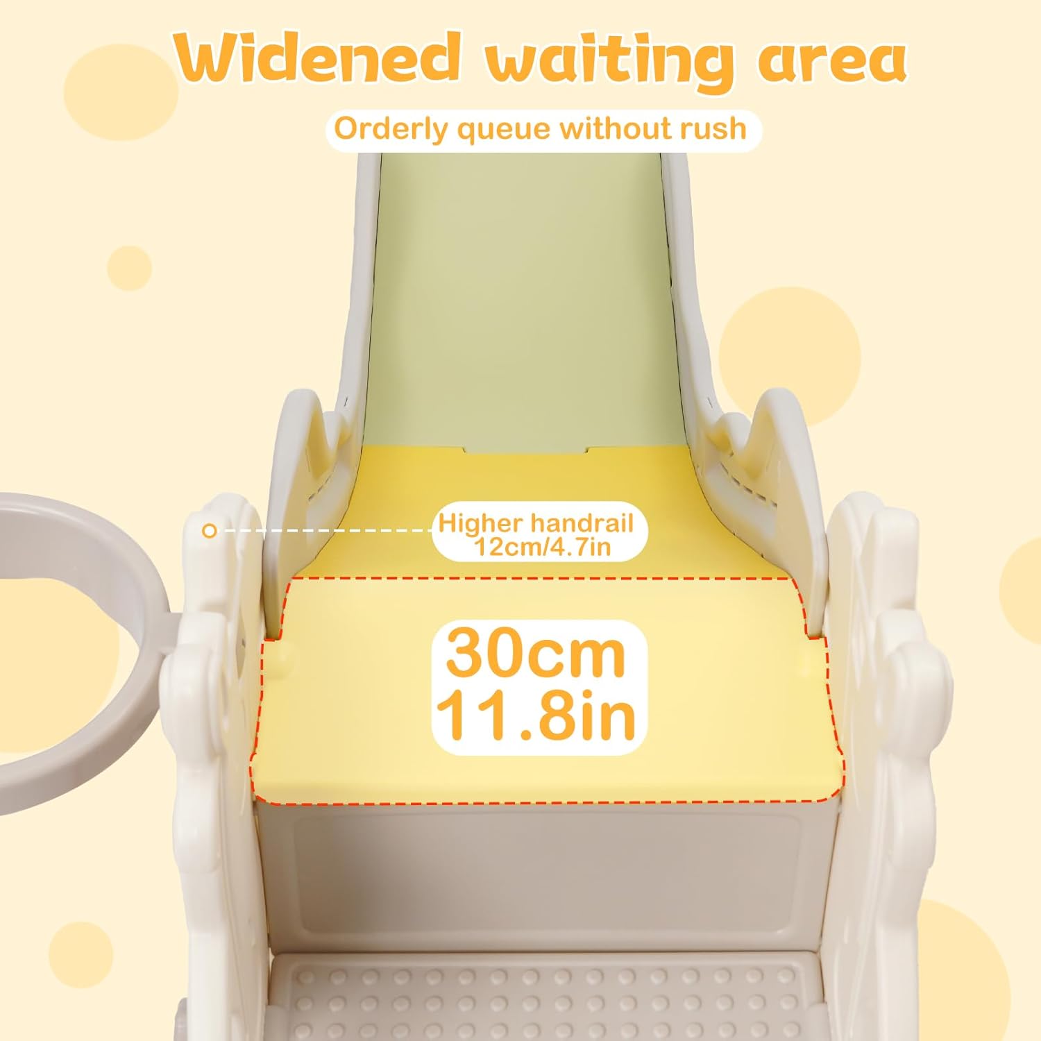 Scivolo per Bambini con Canestro da Basket e Palla - immagine 7