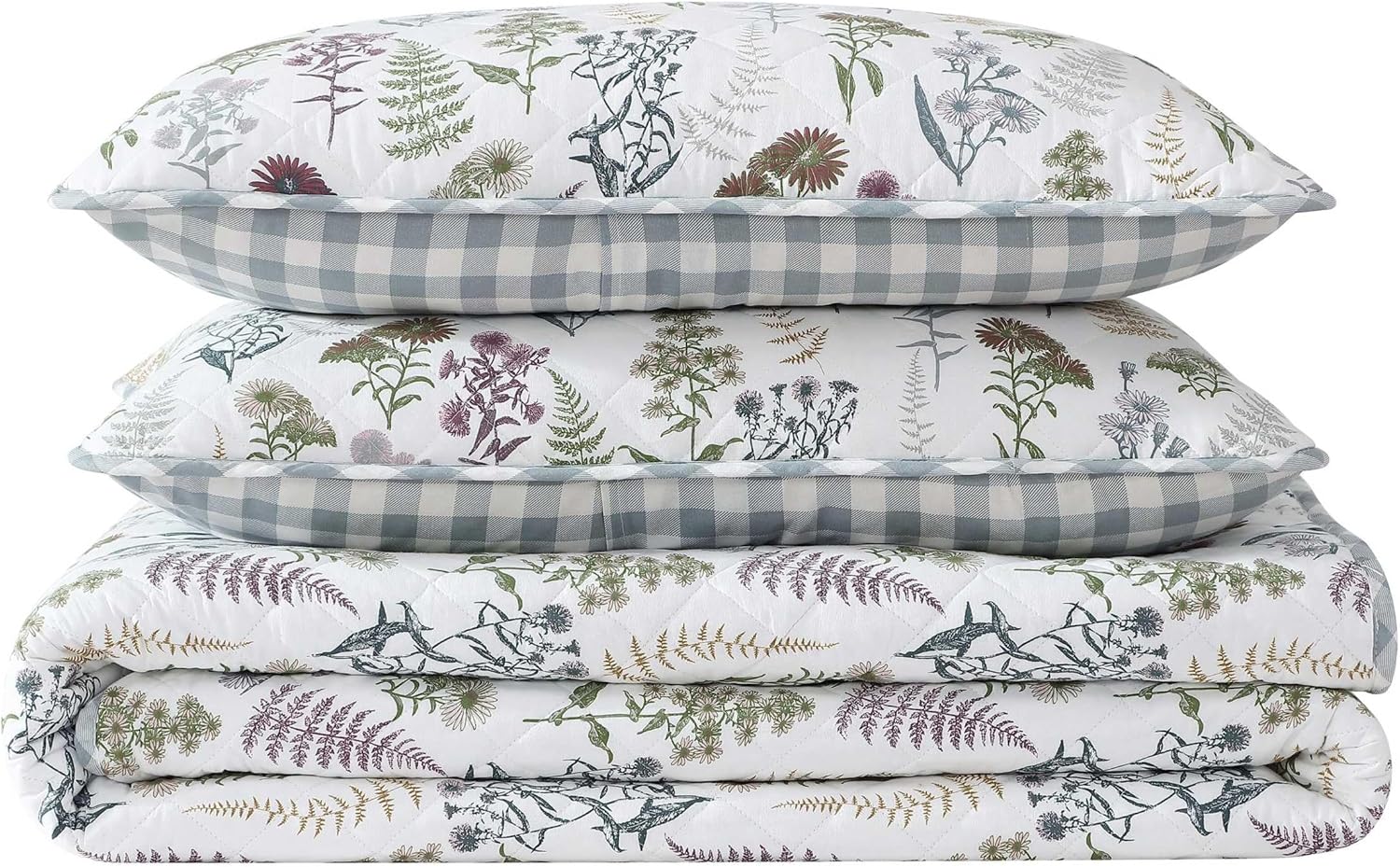 Eddie Bauer - Set Copripiumino Matrimoniale Reversibile, Queen - immagine 7