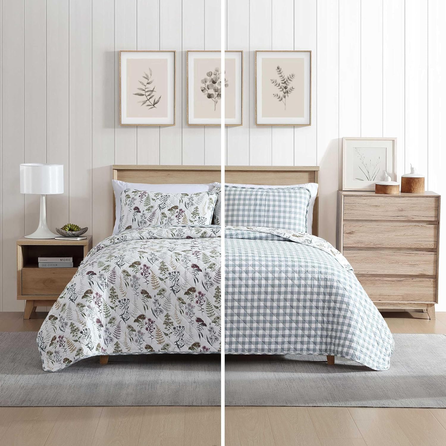 Eddie Bauer - Set Copripiumino Matrimoniale Reversibile, Queen - immagine 9