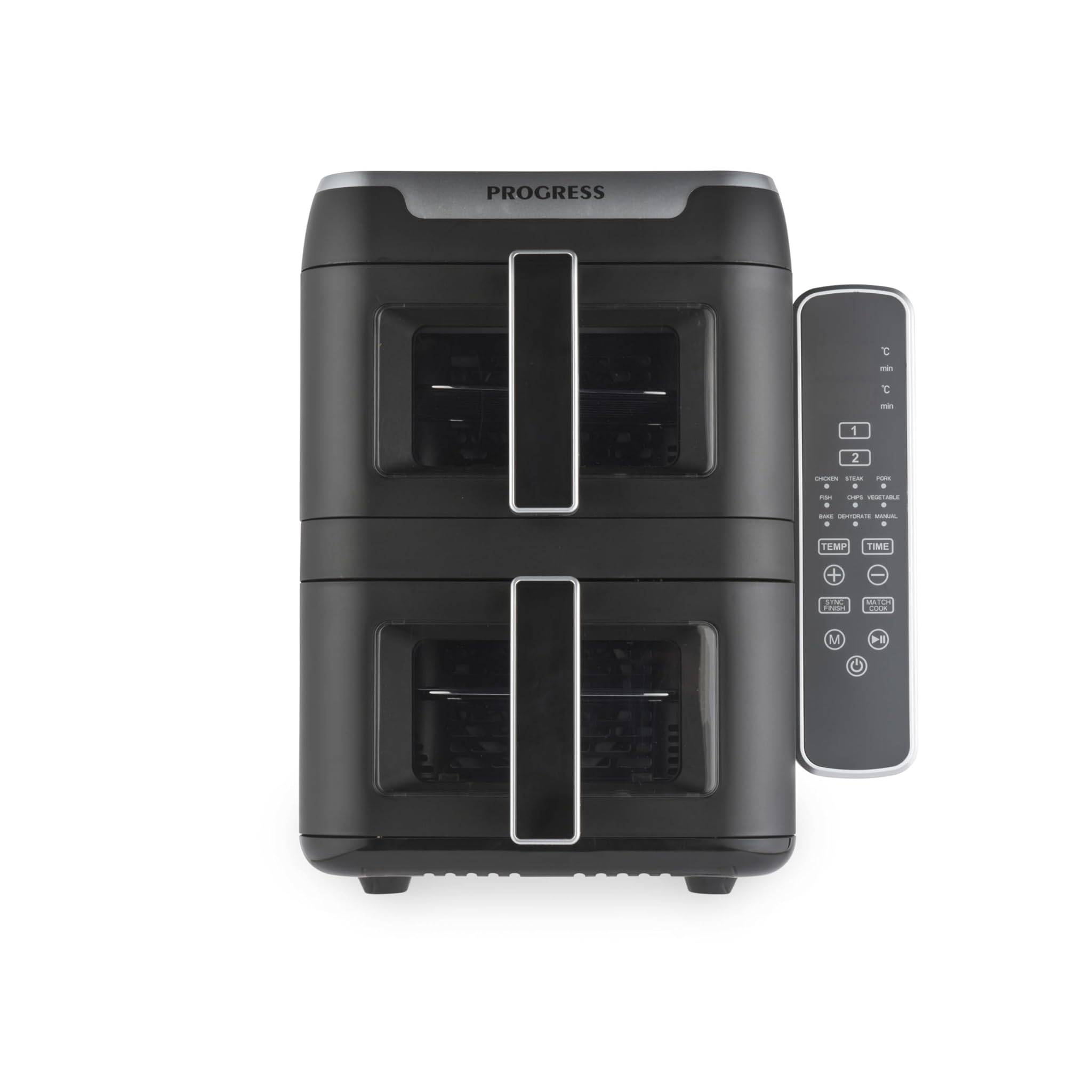 Progress Friggitrice ad Aria Verticale 9L Doppio Cassetto