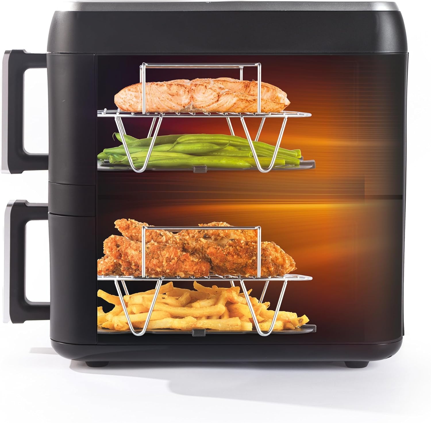 Progress Friggitrice ad Aria Verticale 9L Doppio Cassetto - immagine 3